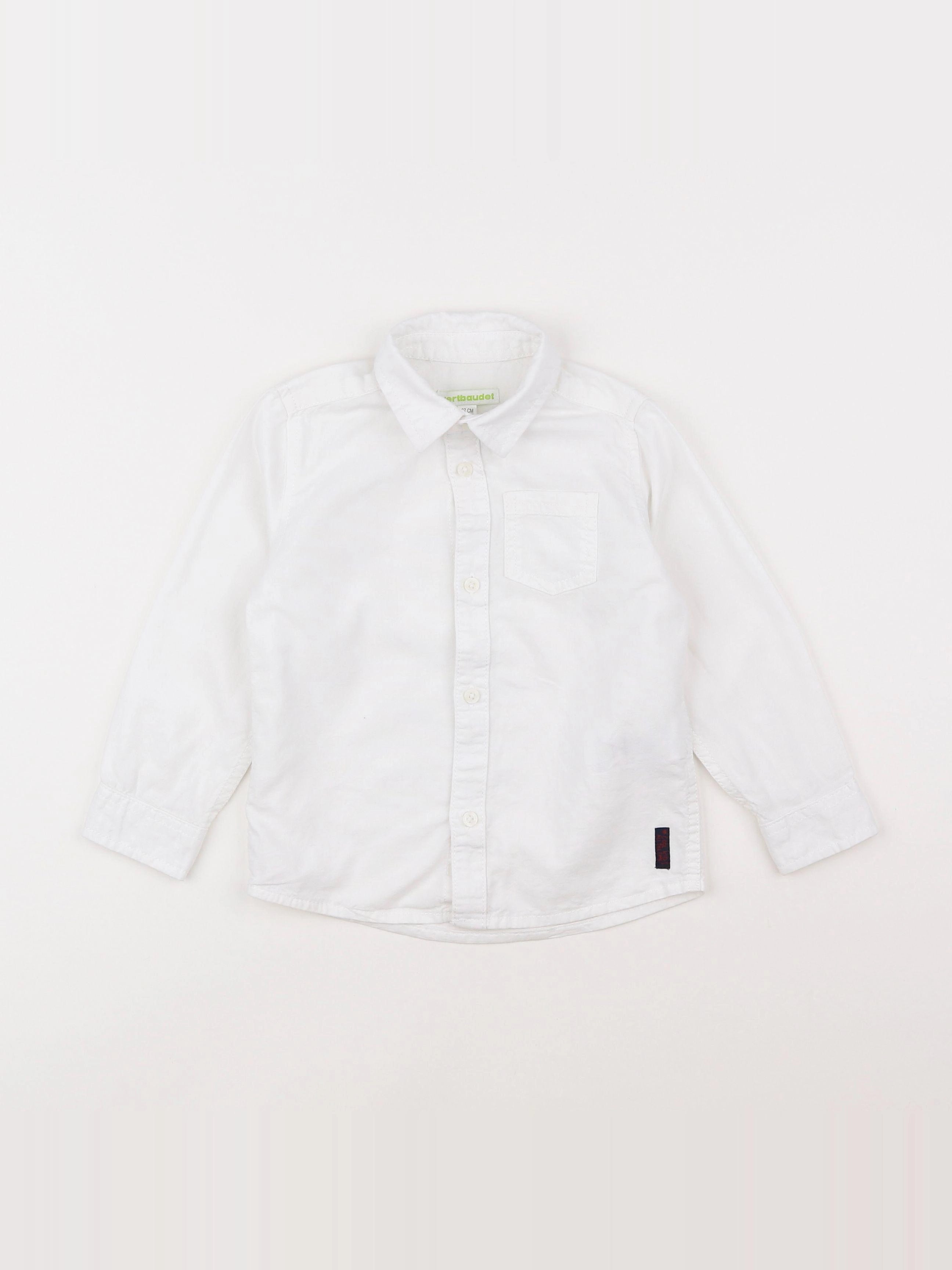 Vertbaudet - chemise blanc - 3 ans