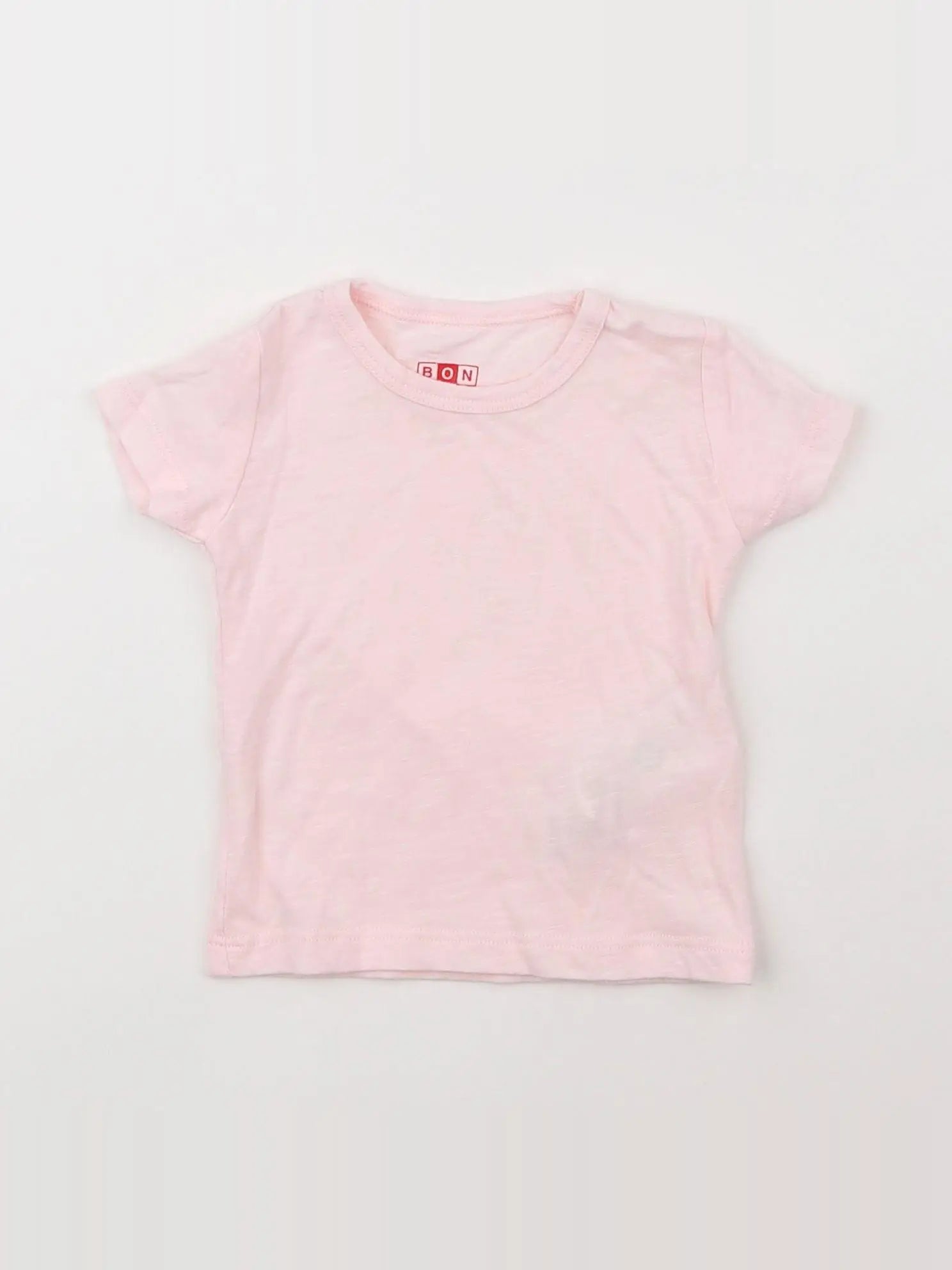 Bonton - tee-shirt rose - 6 mois