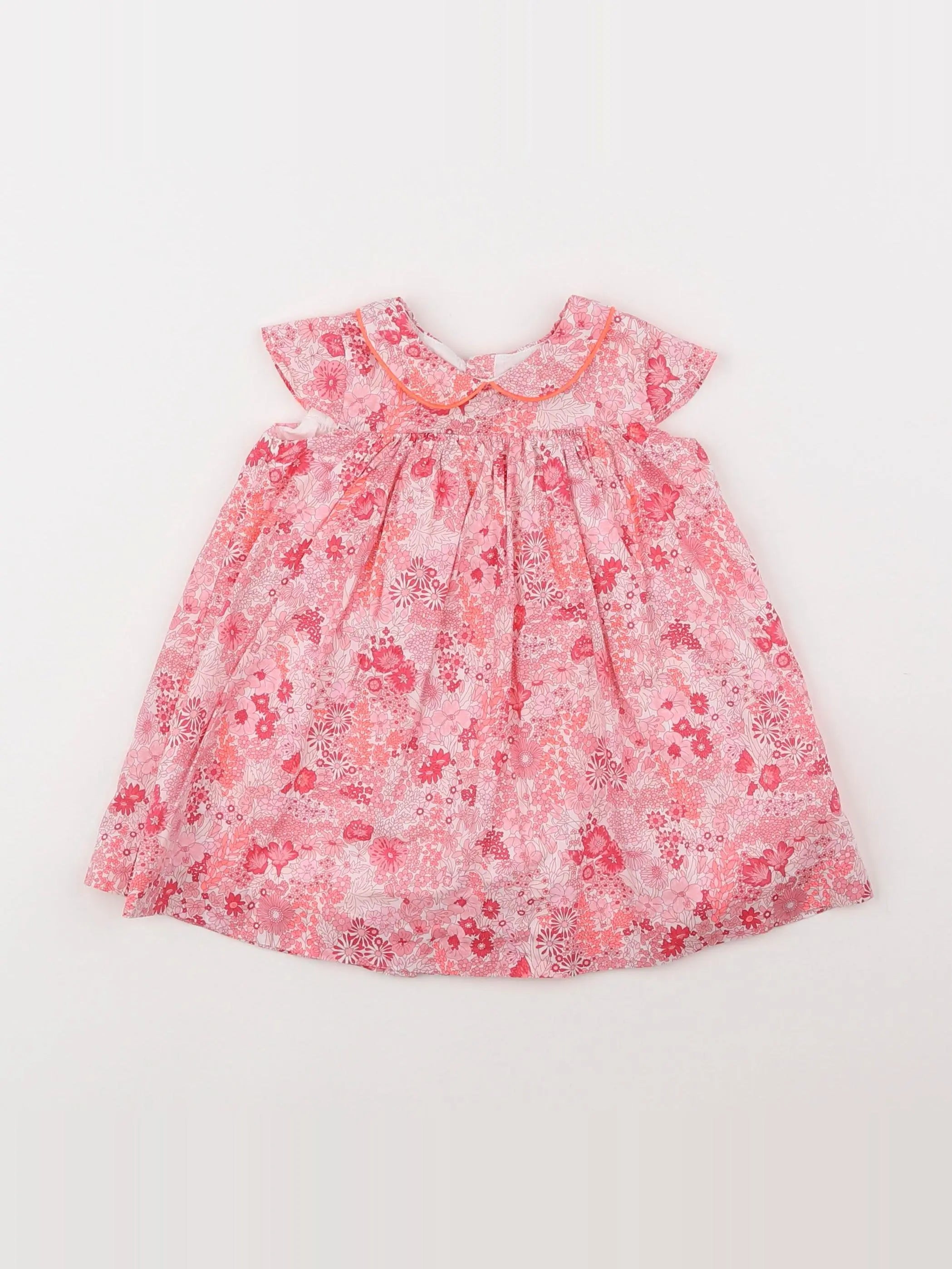 Jacadi - robe liberty rose - 6 mois