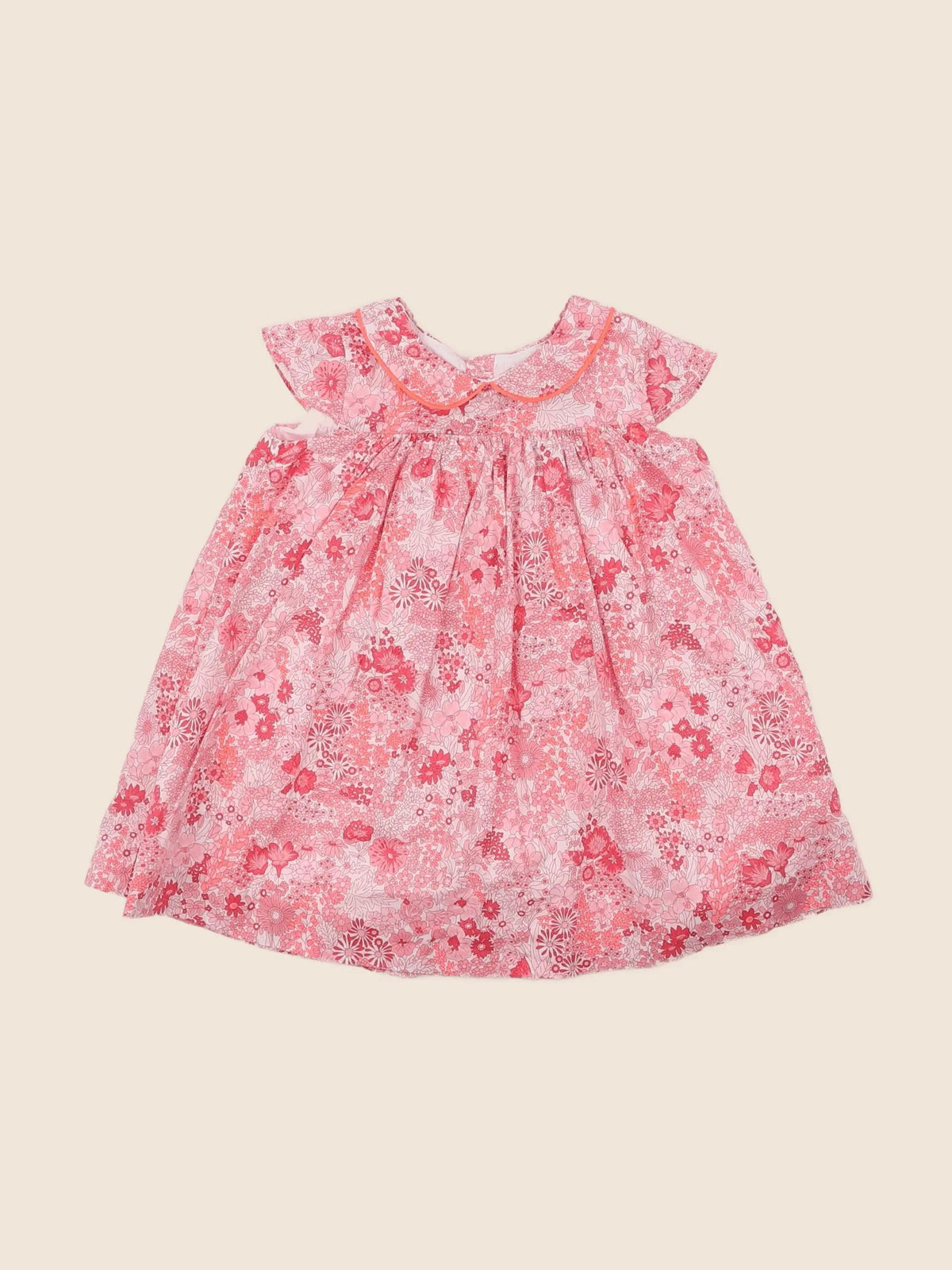 Jacadi - robe liberty rose - 6 mois