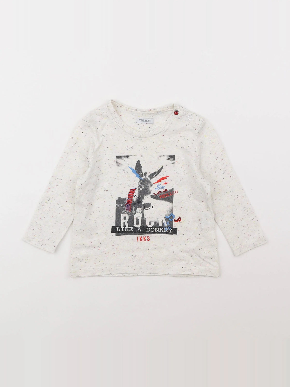 IKKS - tee-shirt gris - 12 mois