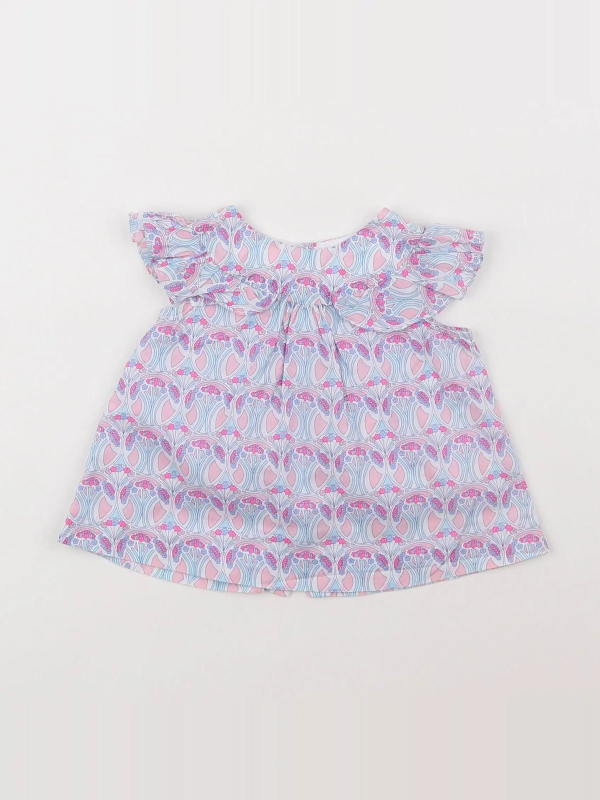 Jacadi - blouse liberty violet - 6 mois