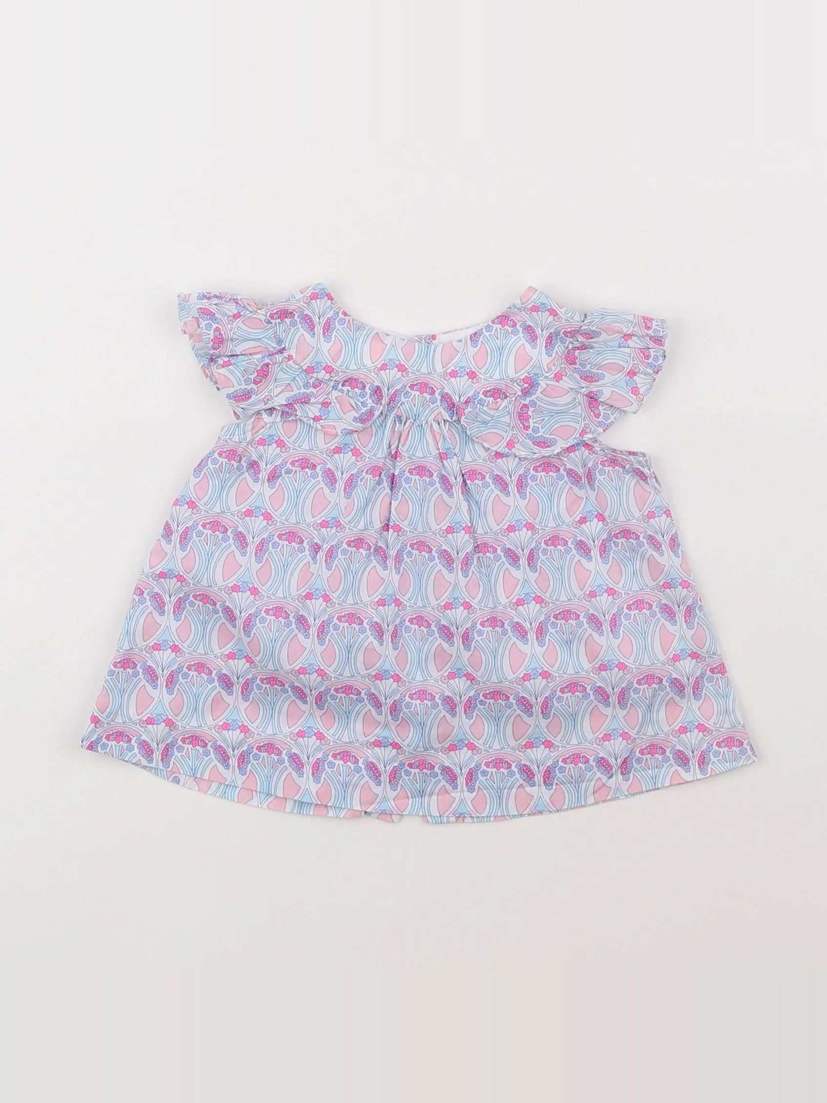 Jacadi - blouse liberty violet - 6 mois