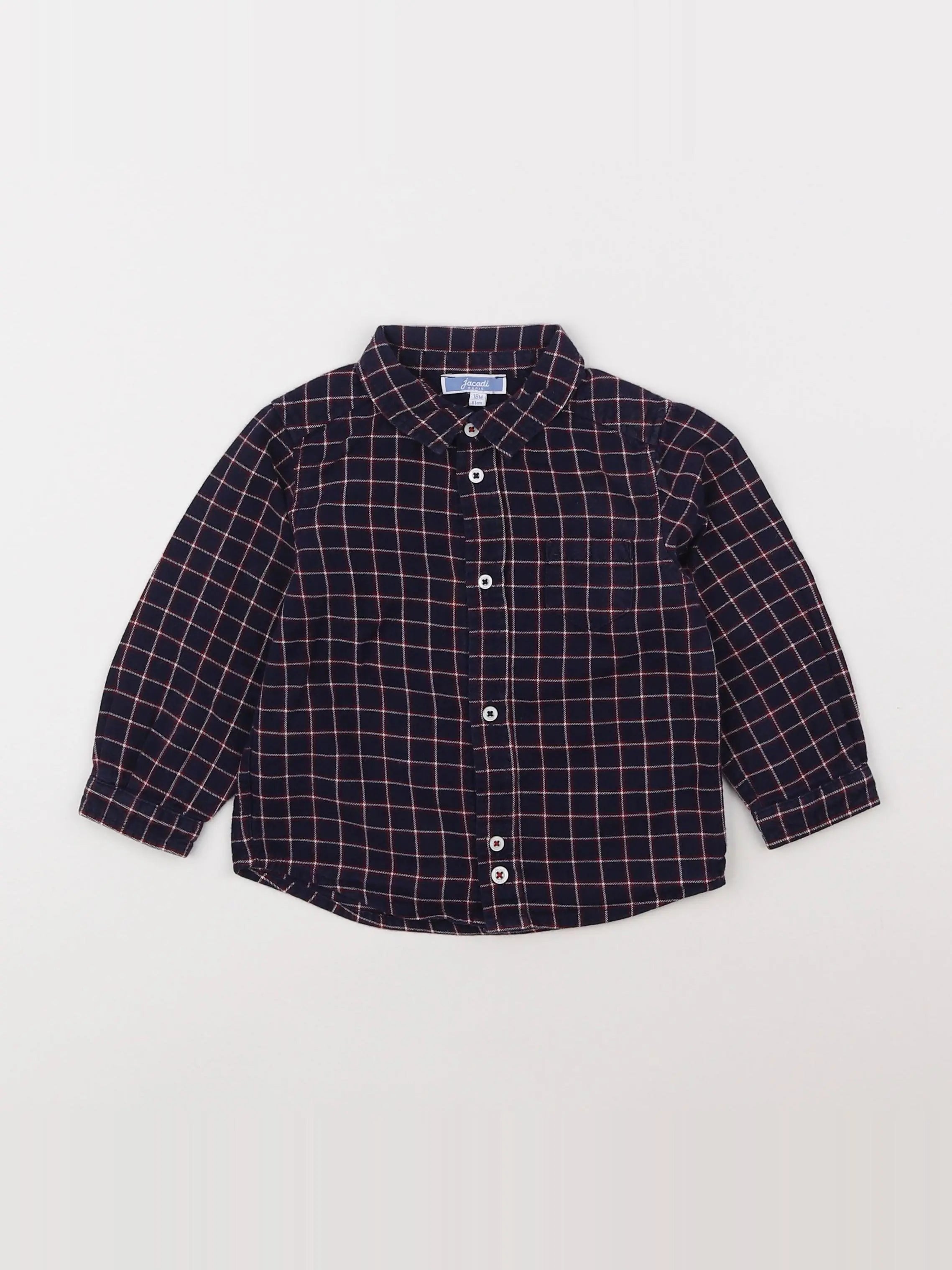 Jacadi - chemise bleu - 18 mois