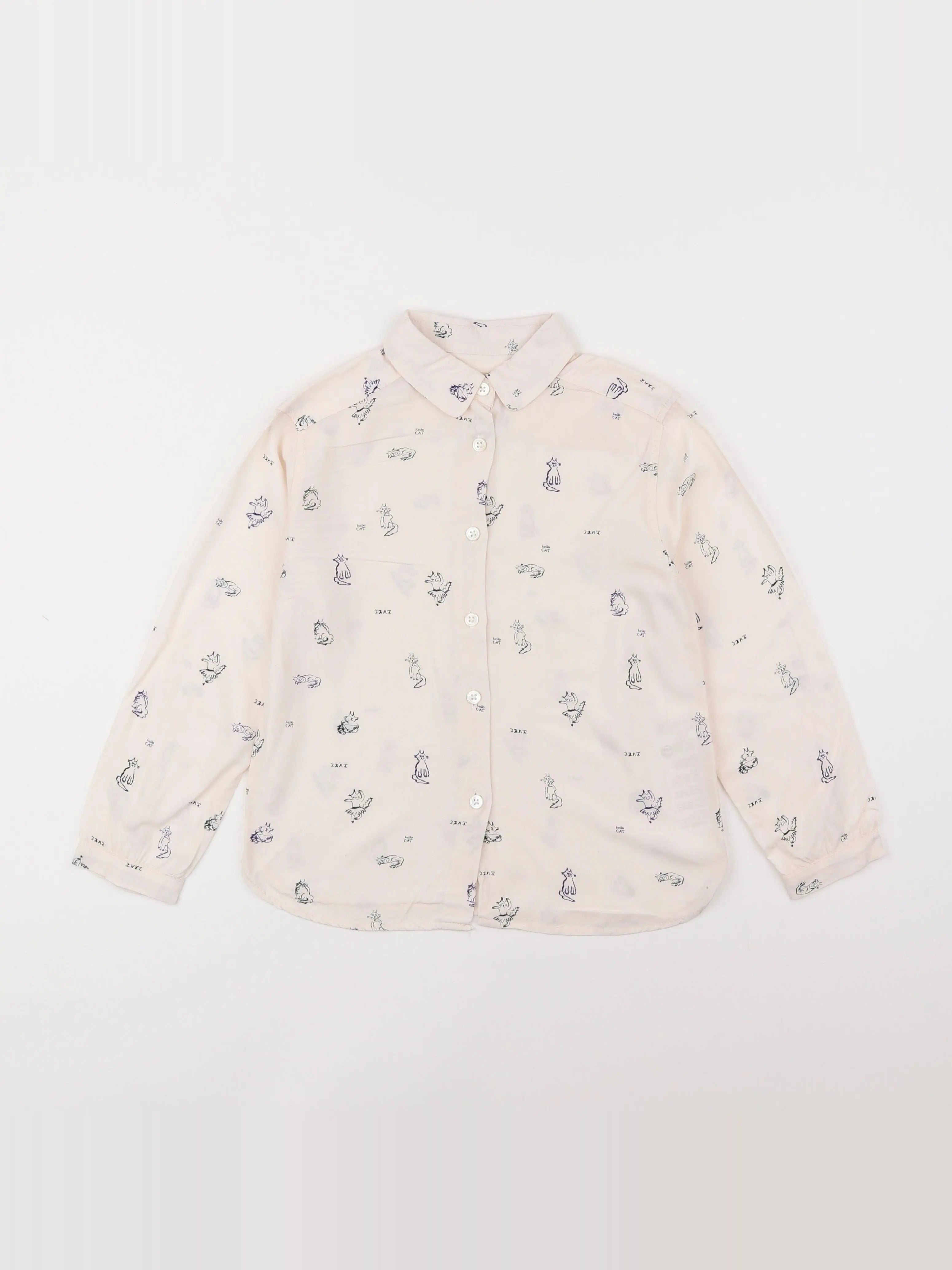 Bellerose - chemise blanc - 8 ans