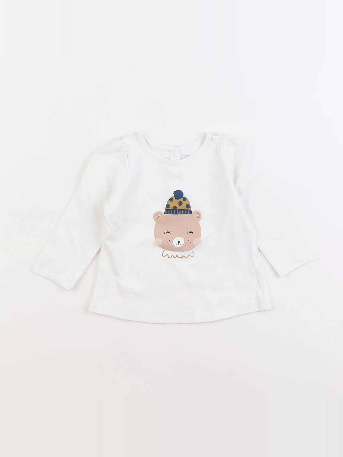 Boutchou - tee-shirt blanc - 6 mois