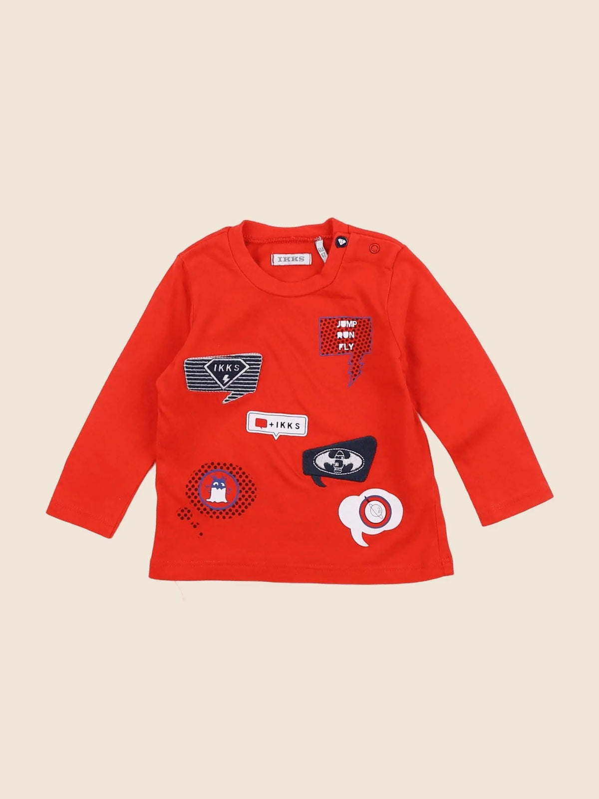 IKKS - tee-shirt rouge - 6 mois