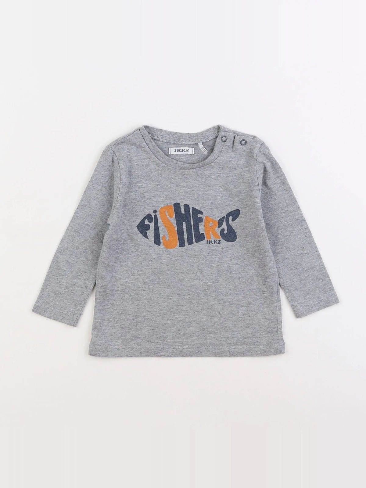 IKKS - tee-shirt gris - 12 mois