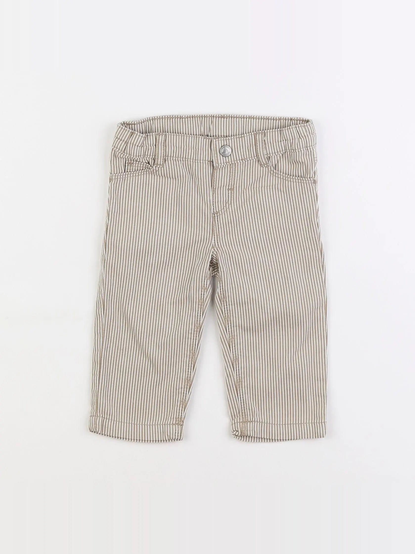 Petit Bateau - pantalon marron - 6 mois