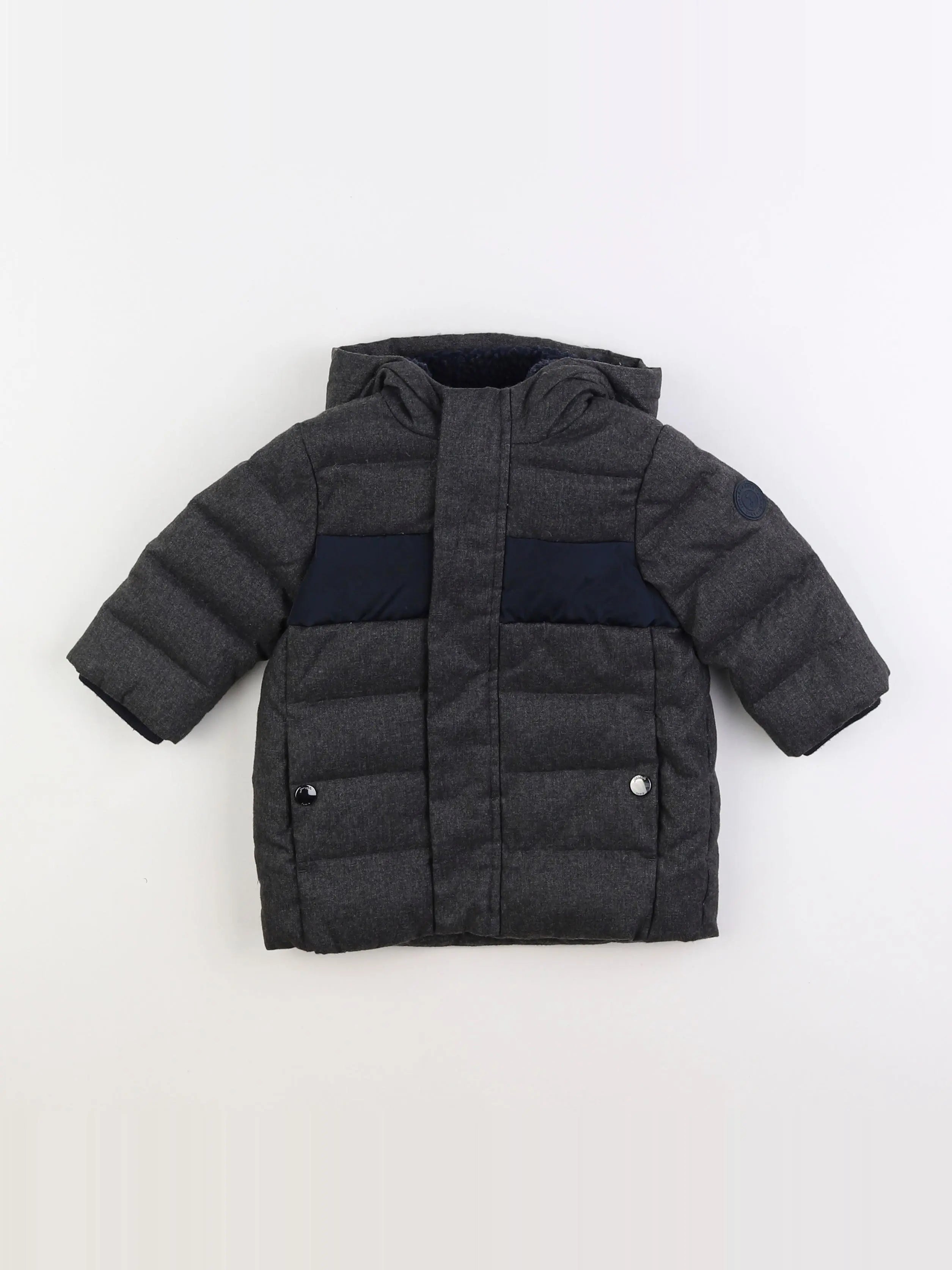 Jacadi - doudoune gris - 12 mois