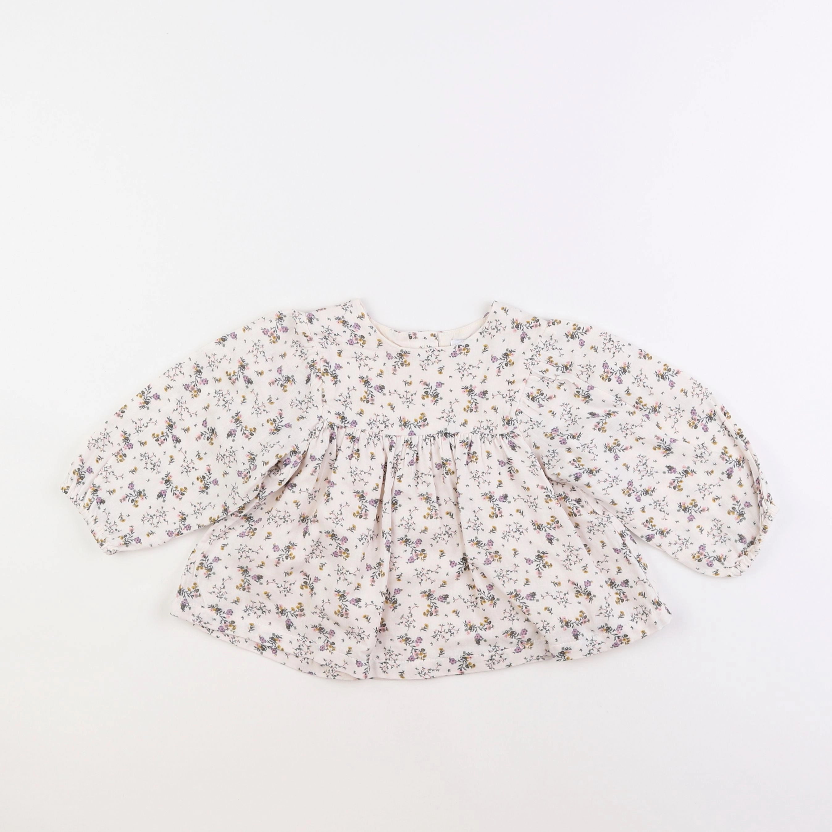 Vertbaudet - blouse beige - 18 mois