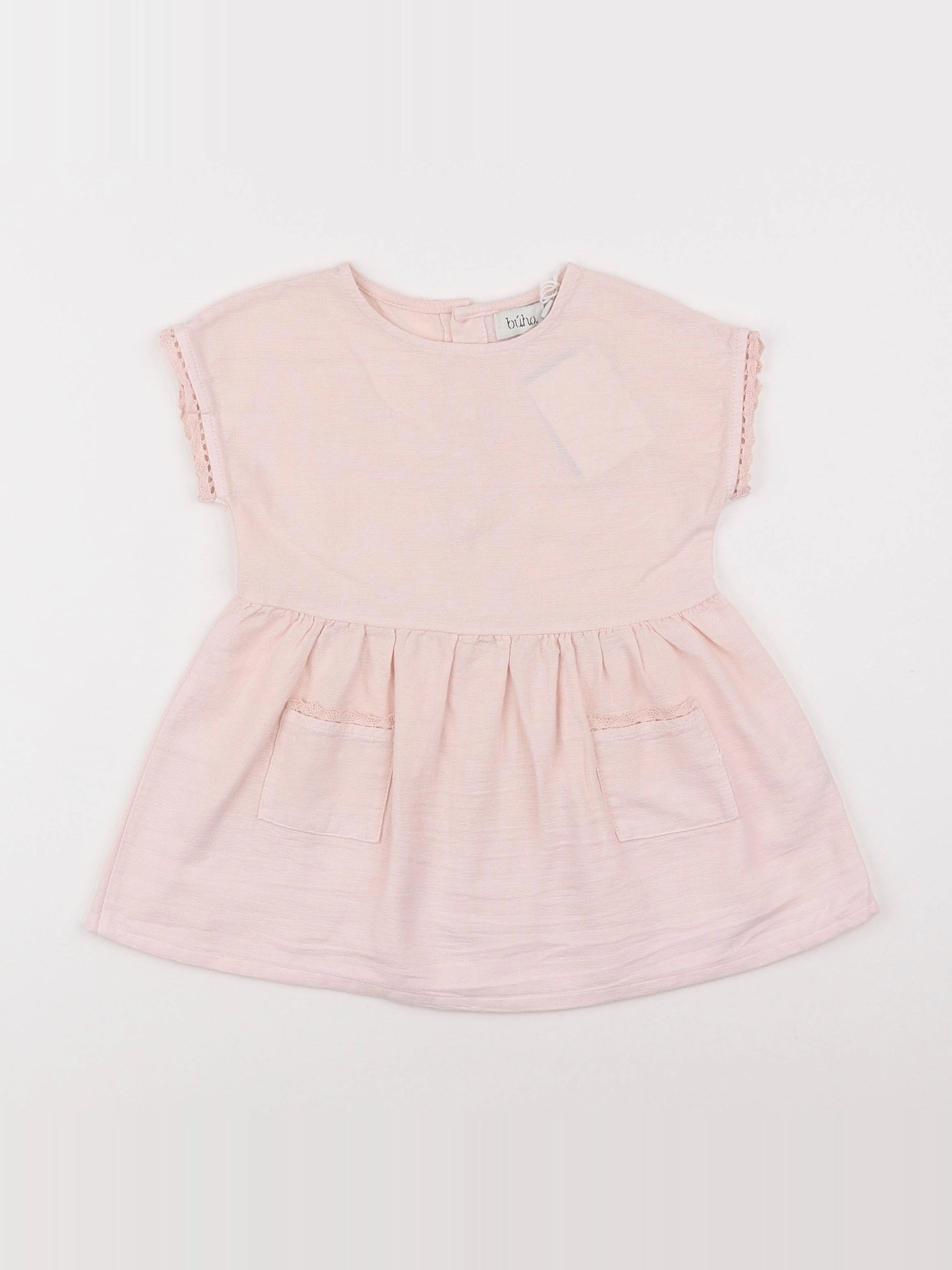 Buho - robe rose - 18 mois