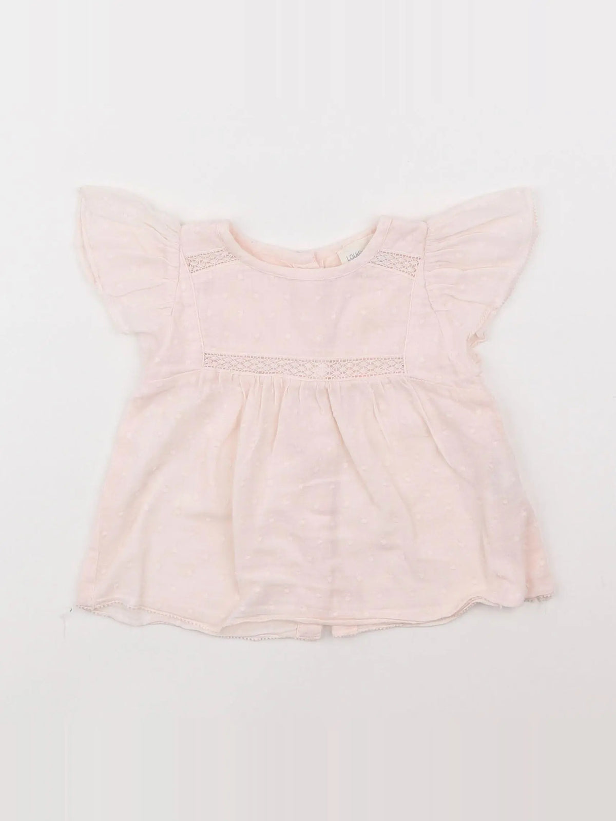 Louis Louise - blouse rose - 6 mois
