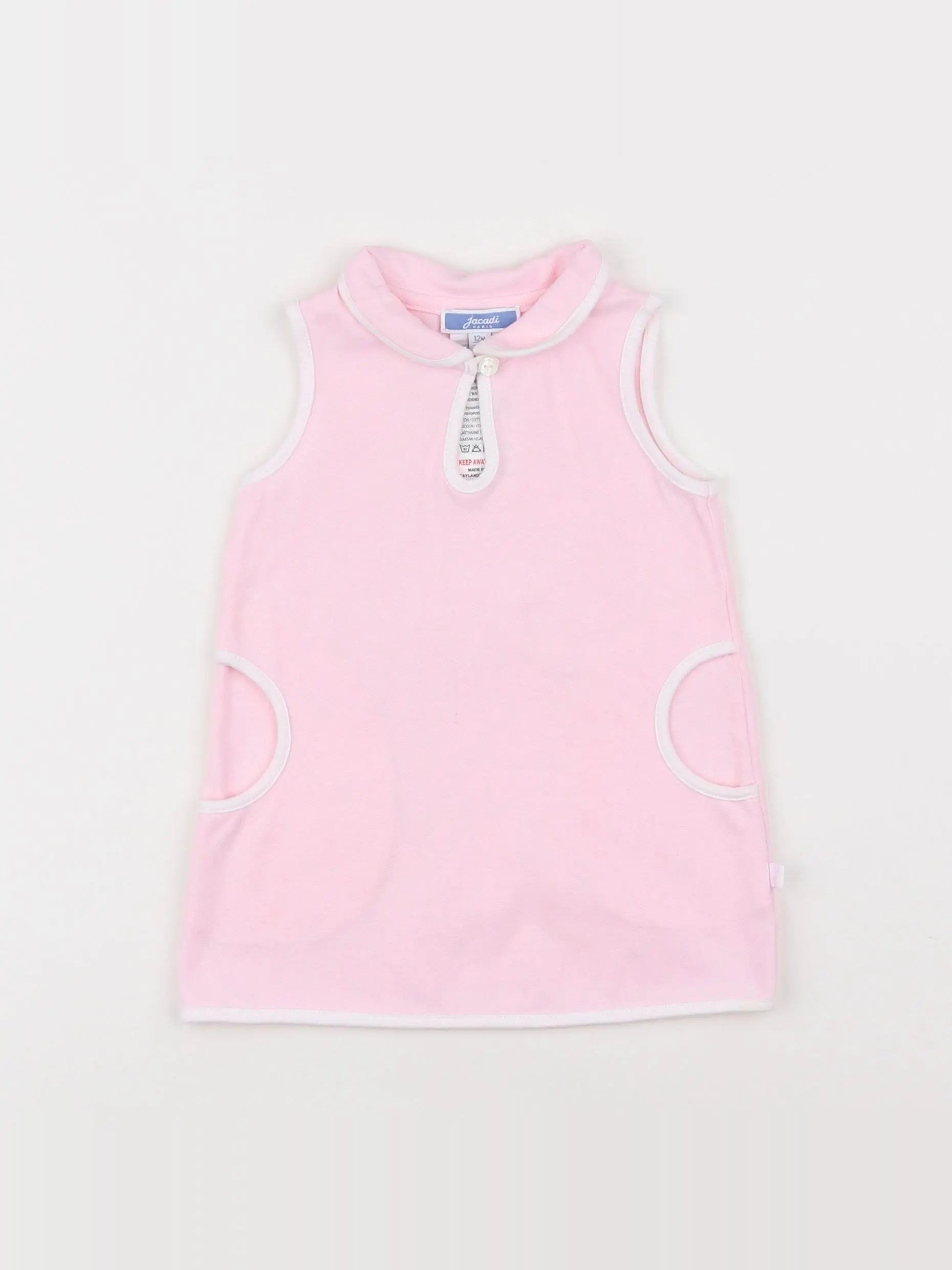 Jacadi - robe rose - 12 mois