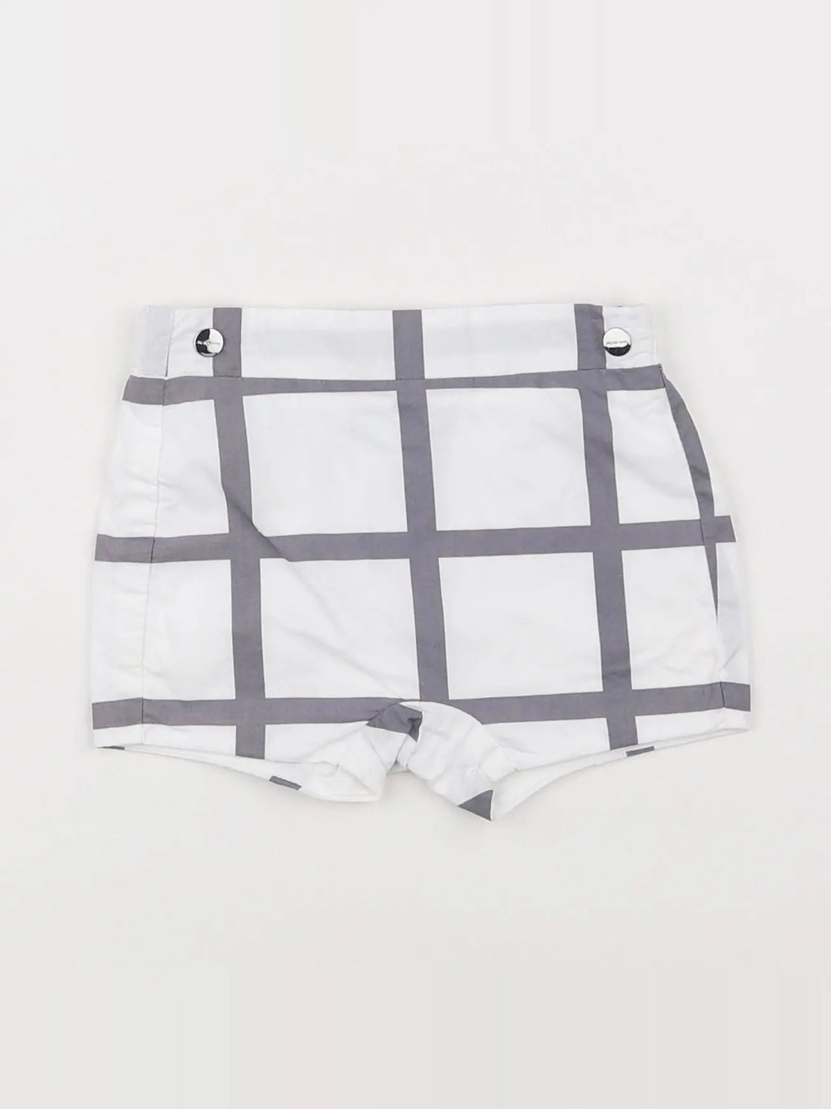 Jacadi - short blanc, gris - 3 mois