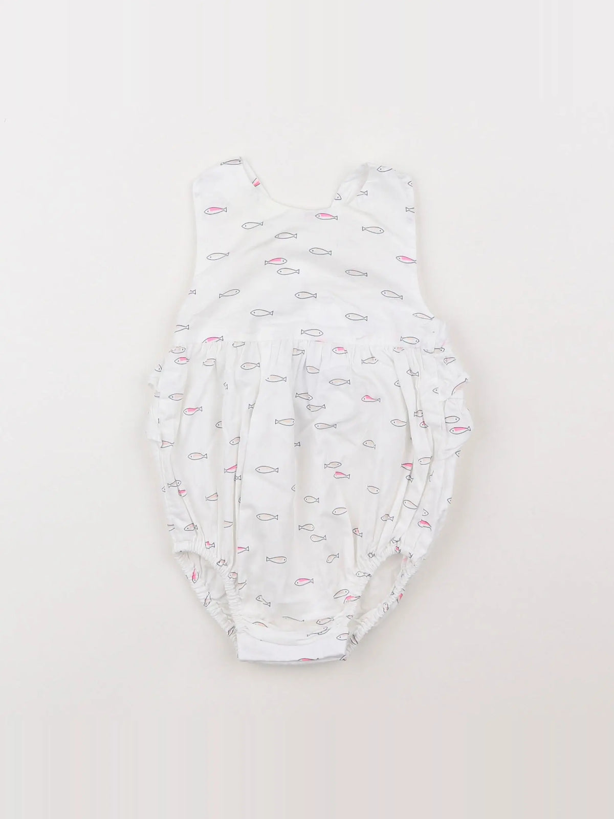 Jacadi - combinaison blanc - 6 mois