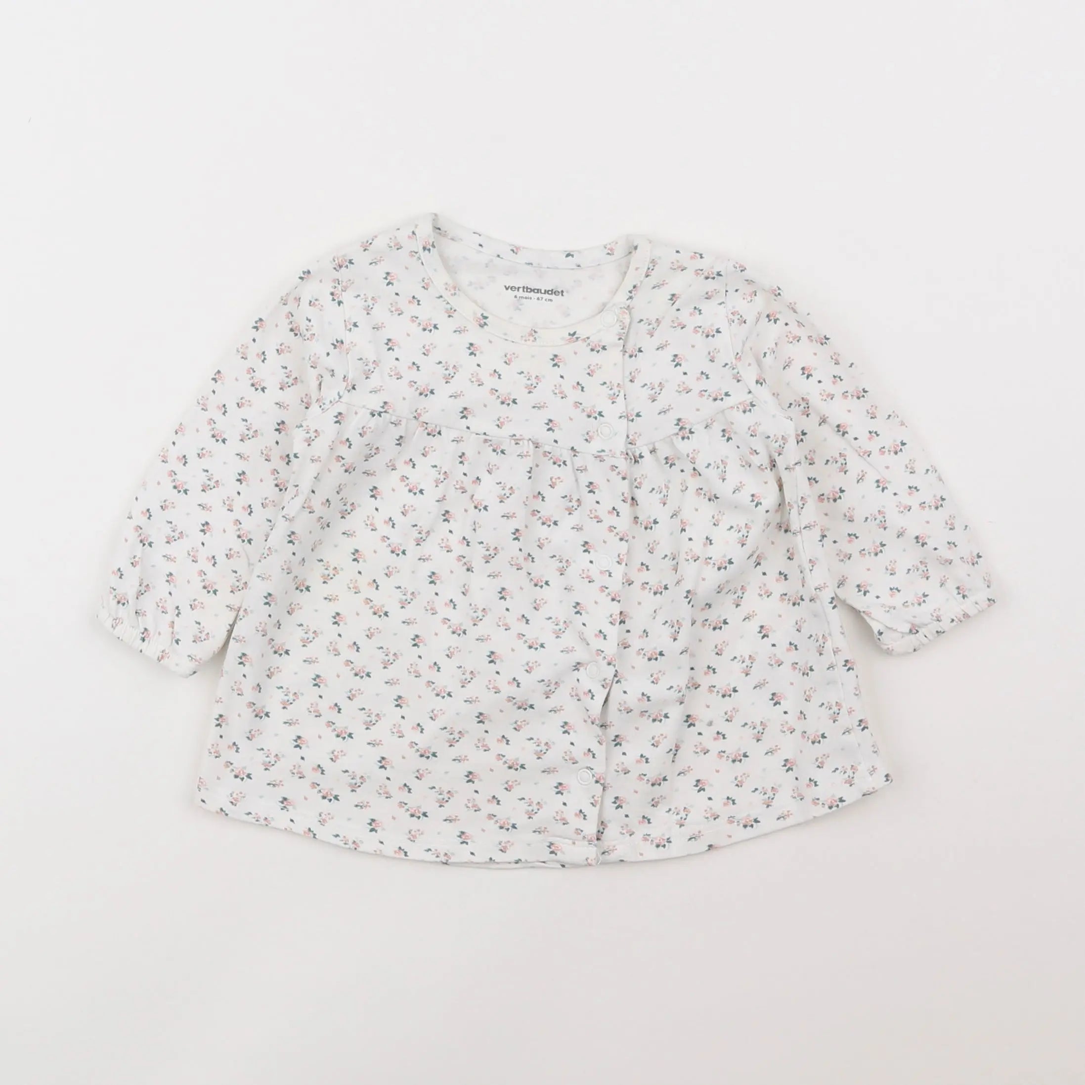 Vertbaudet - robe multicolore - 6 mois