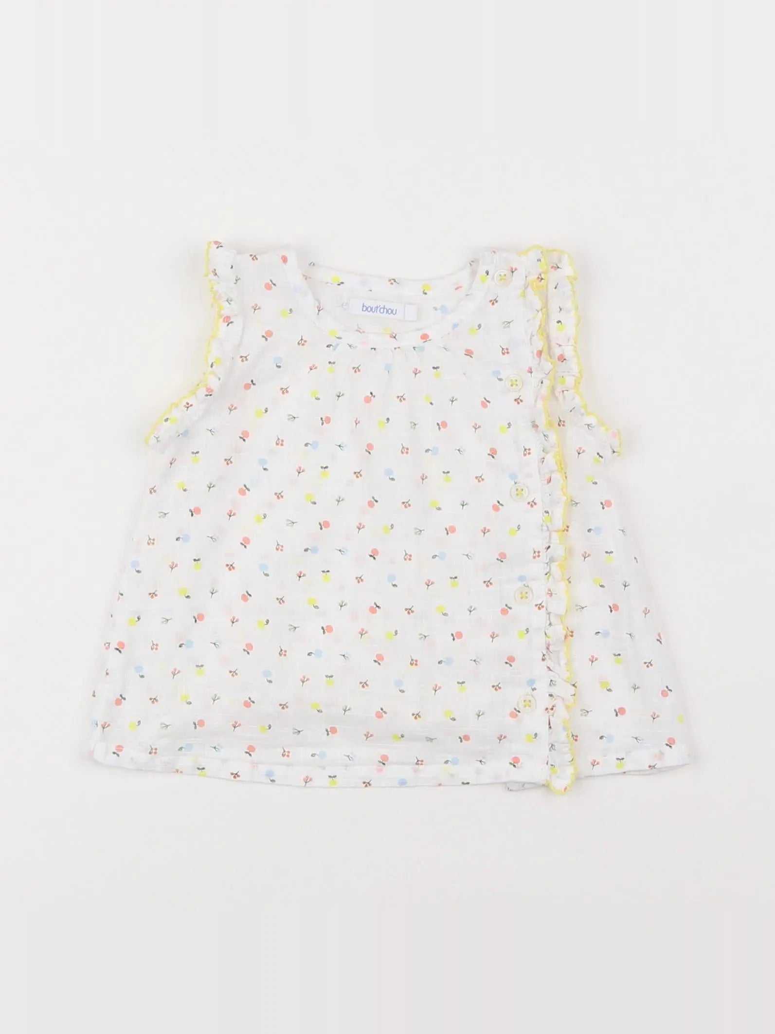 Boutchou - blouse blanc - 3 mois