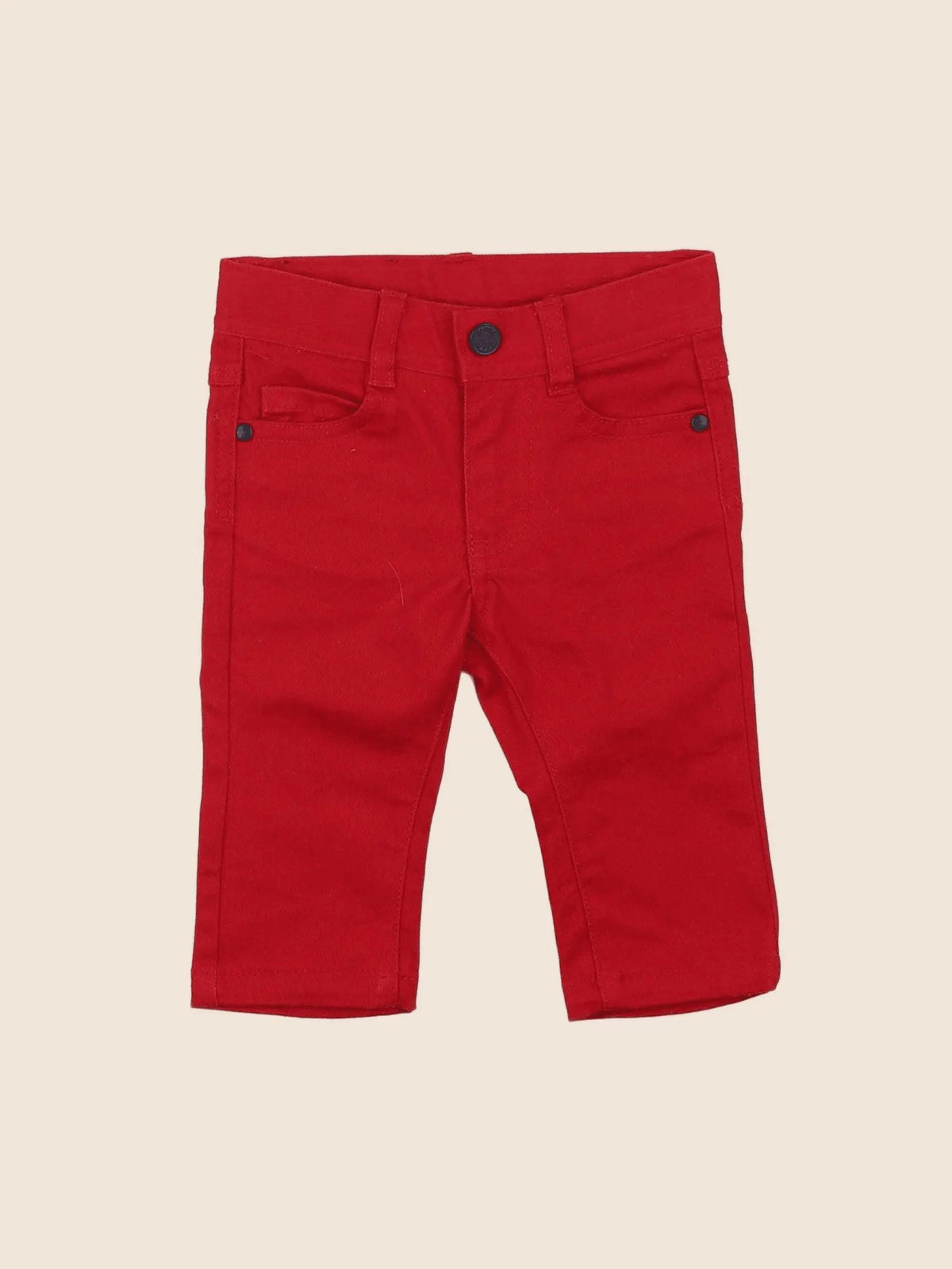 Jacadi - jean rouge - 6 mois