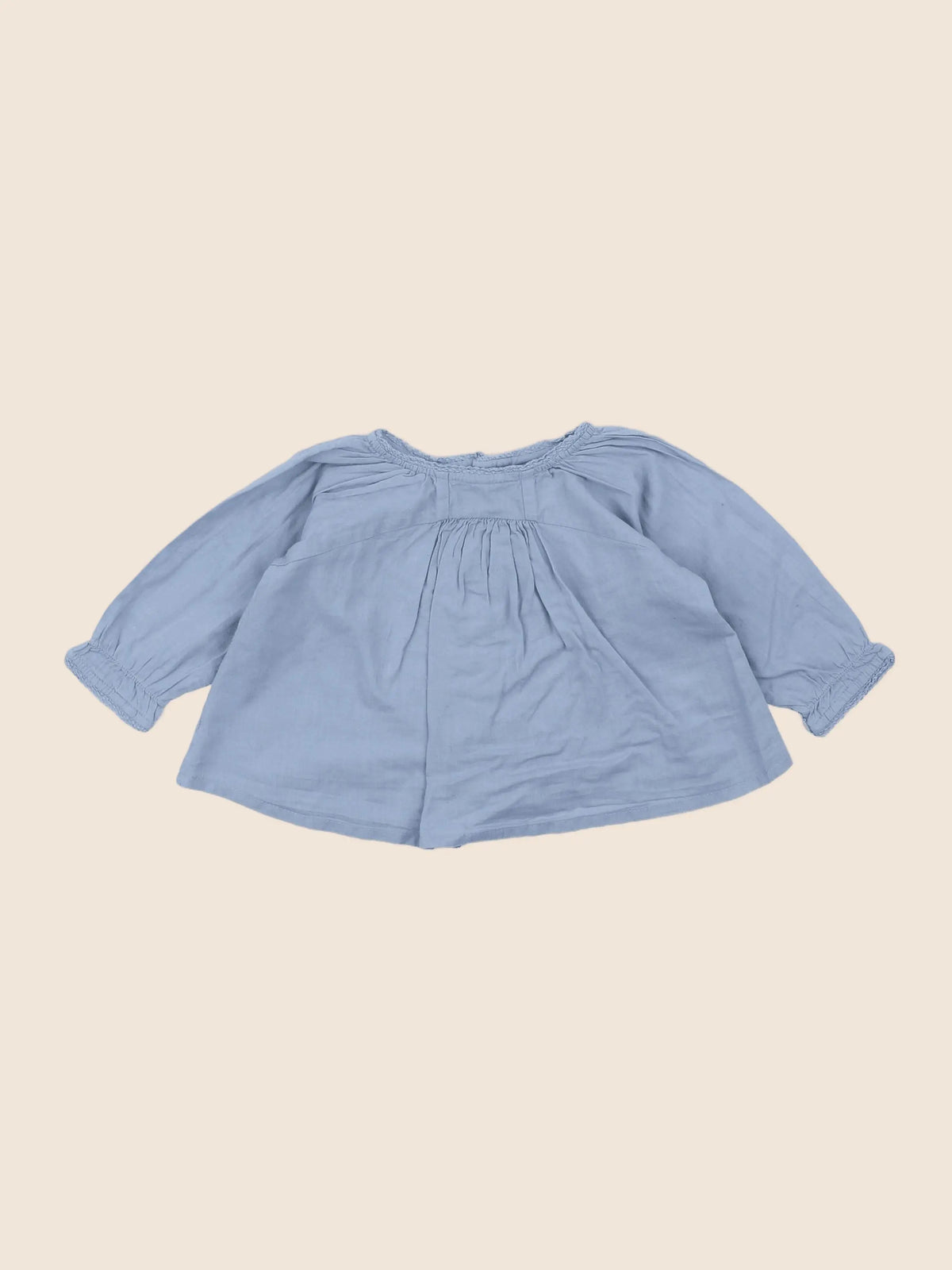 Bonton - blouse bleu - 6 mois