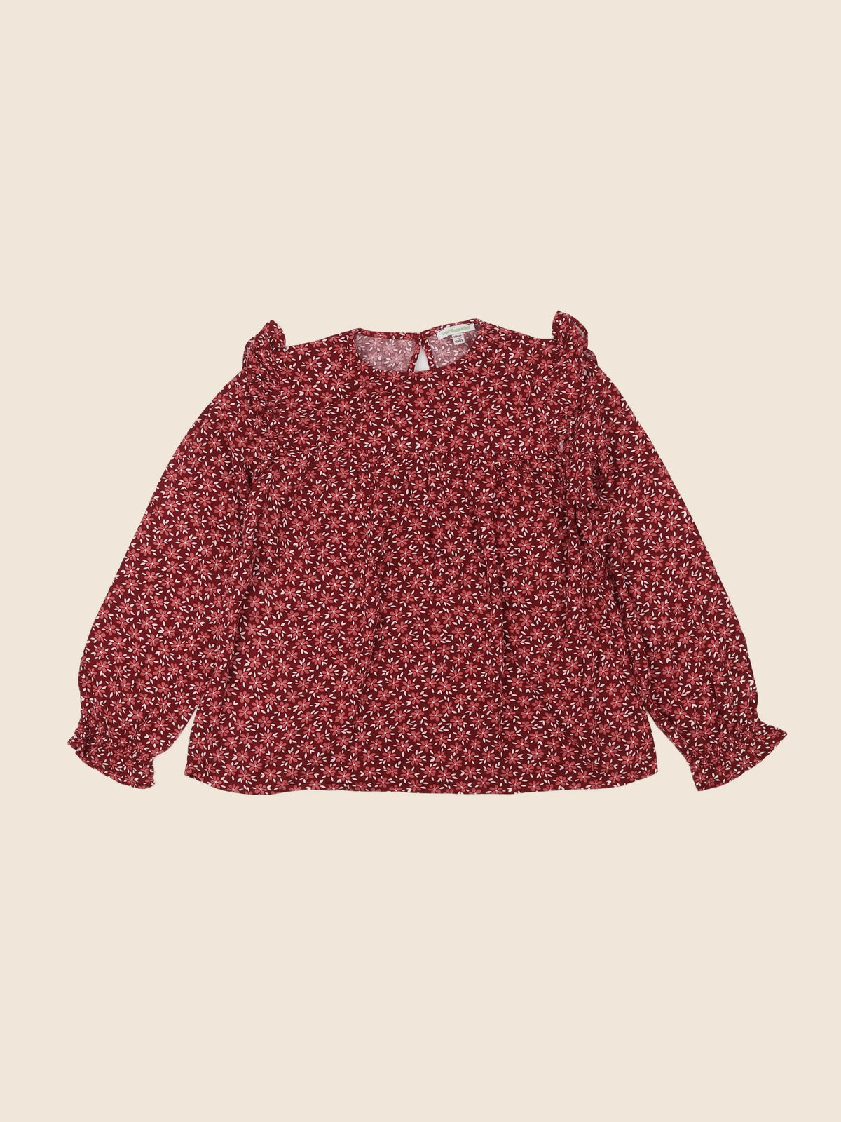 Vertbaudet - blouse rouge - 10 ans