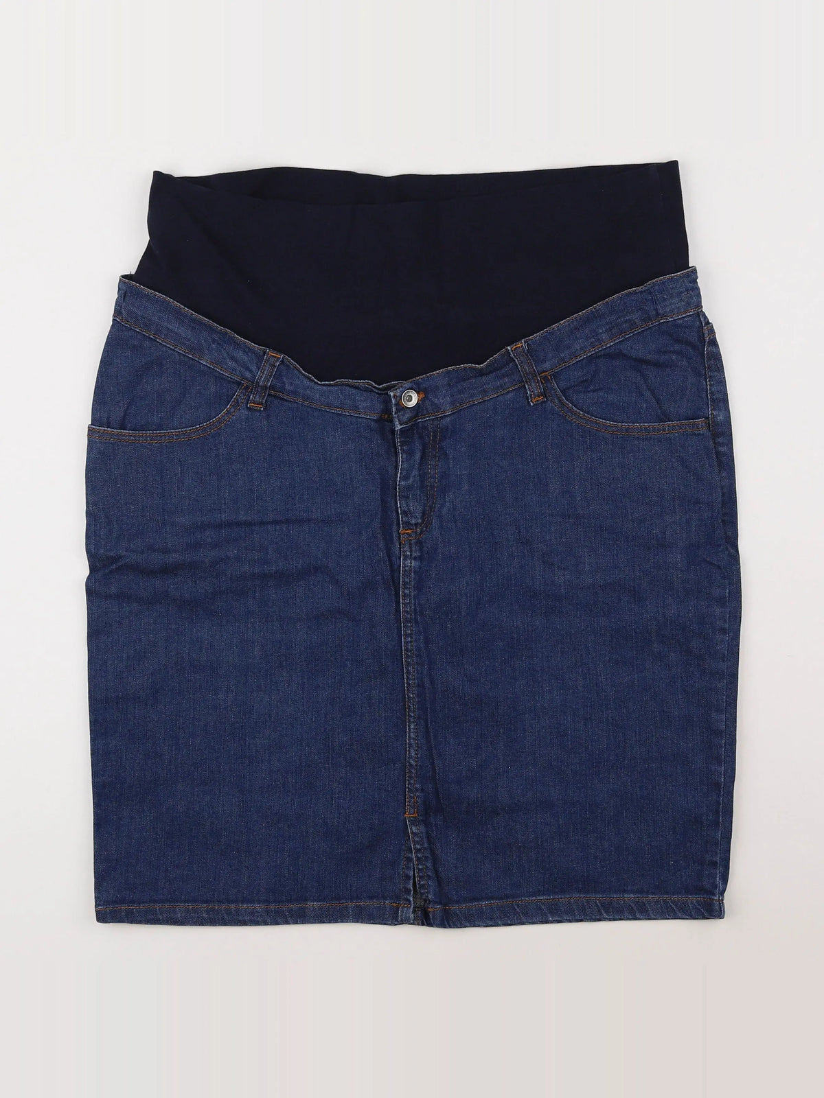 Envie de fraise - jupe grossesse bleu - 44