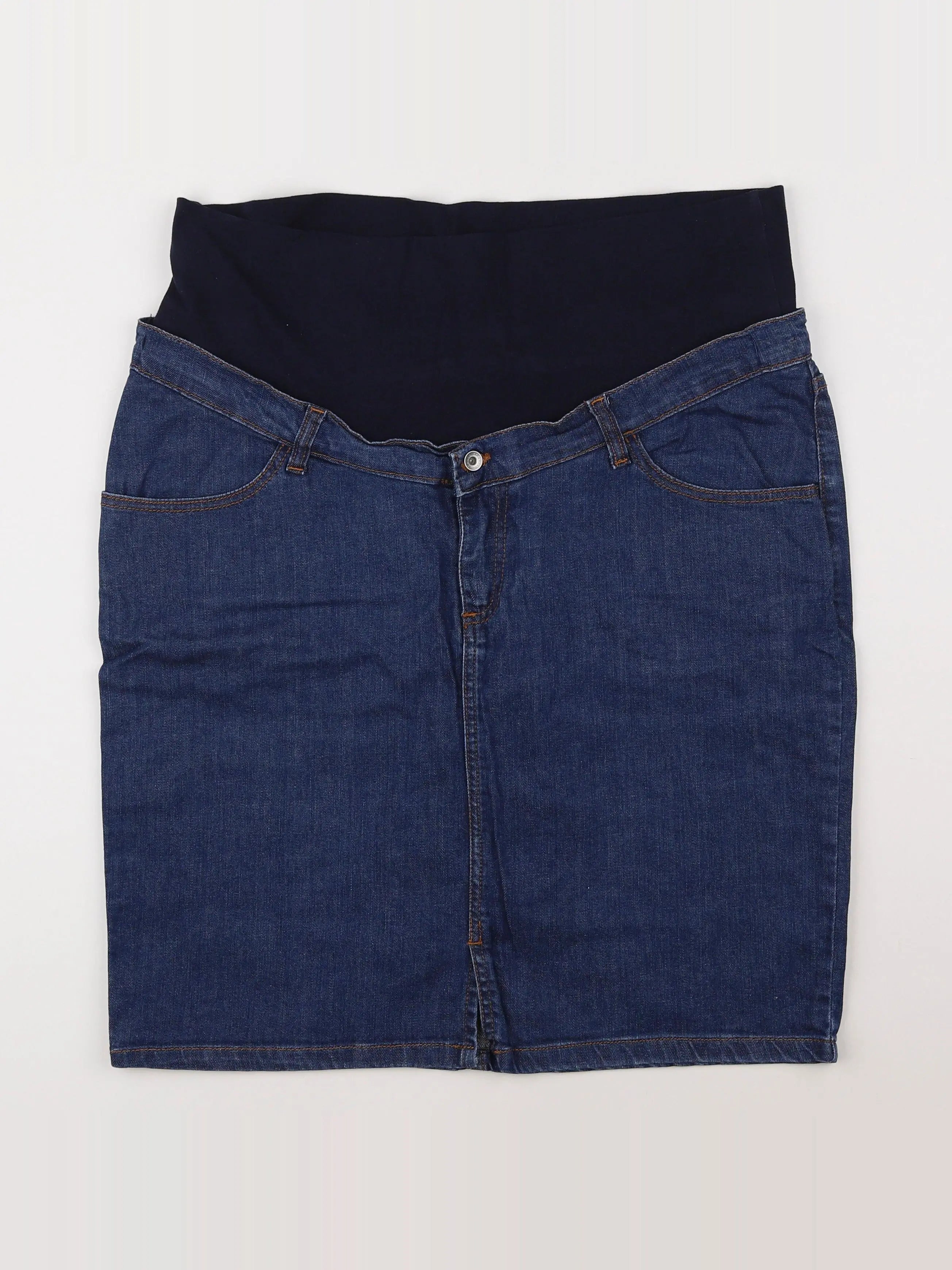 Envie de fraise - jupe grossesse bleu - 44