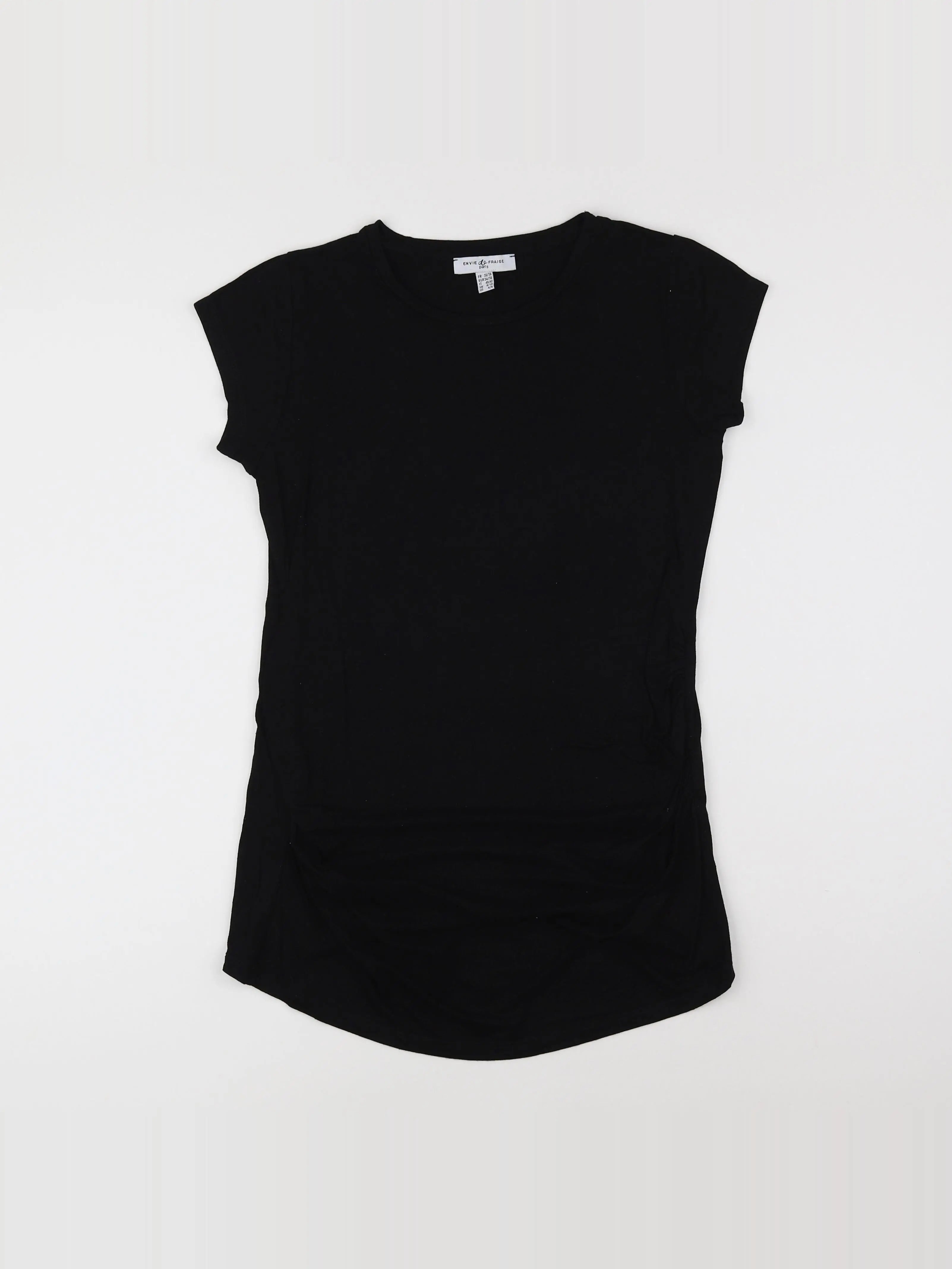 Envie de fraise - tee-shirt grossesse noir - 36 à 38