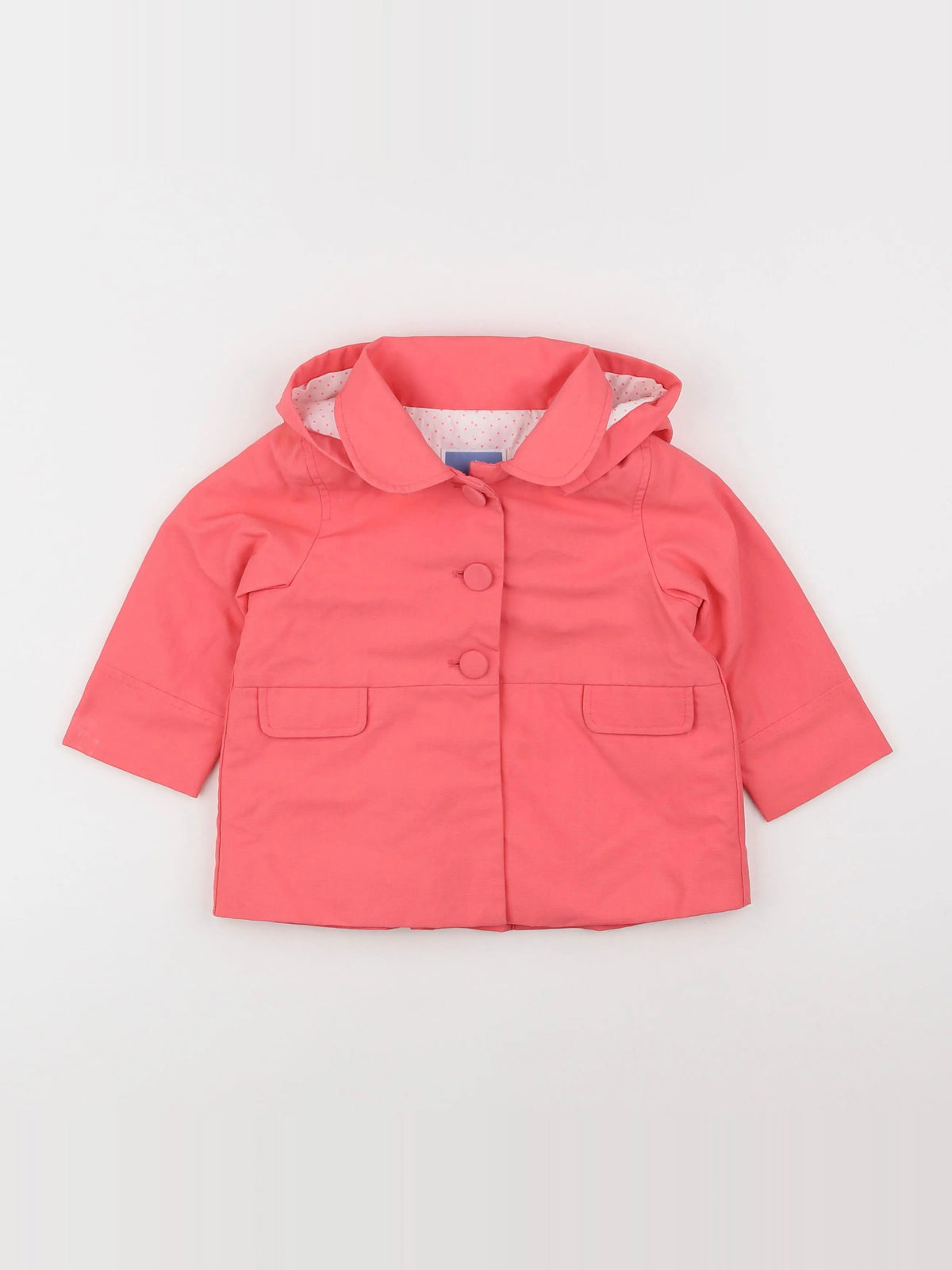 Jacadi - veste doublé rose - 18 mois