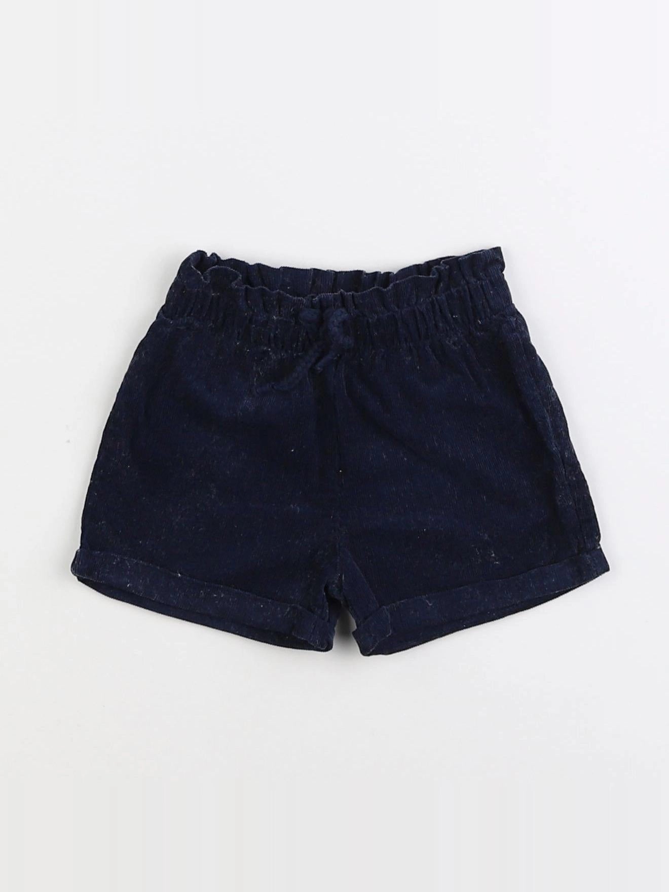 Vertbaudet - short bleu - 6 mois