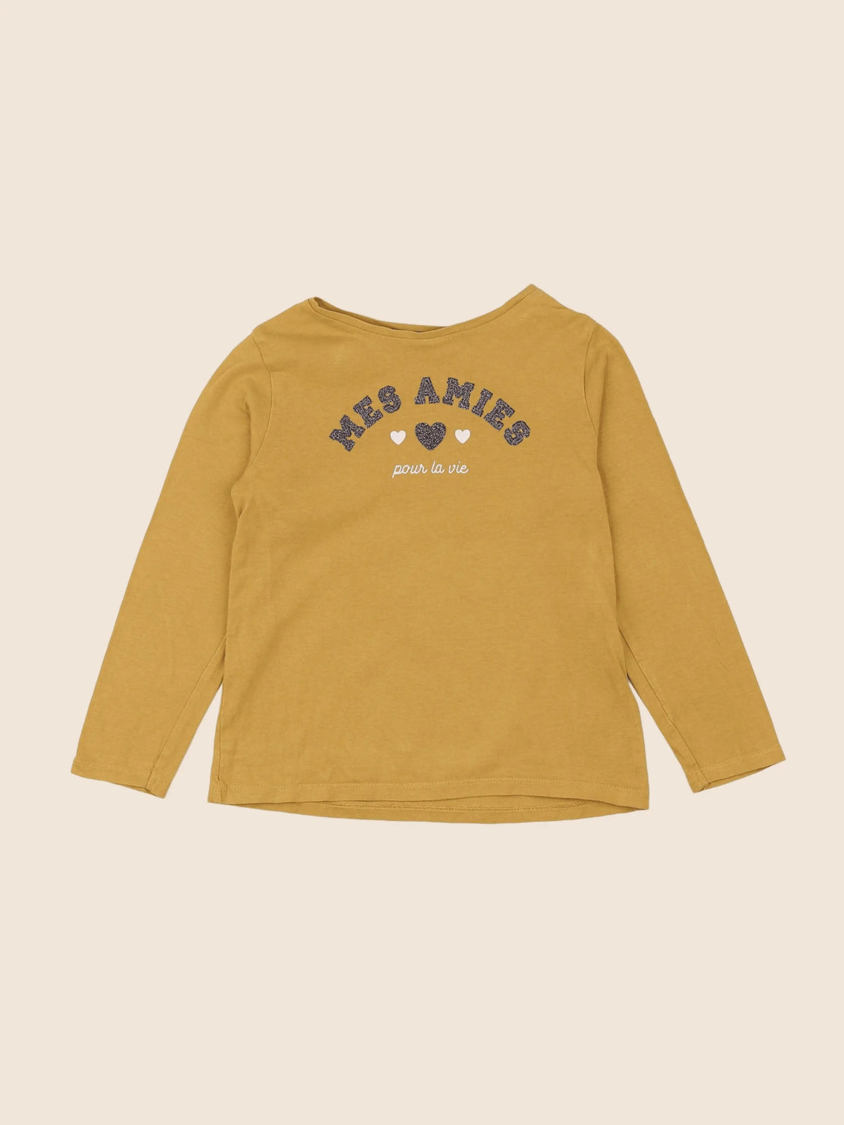 Vertbaudet - tee-shirt jaune - 6 ans