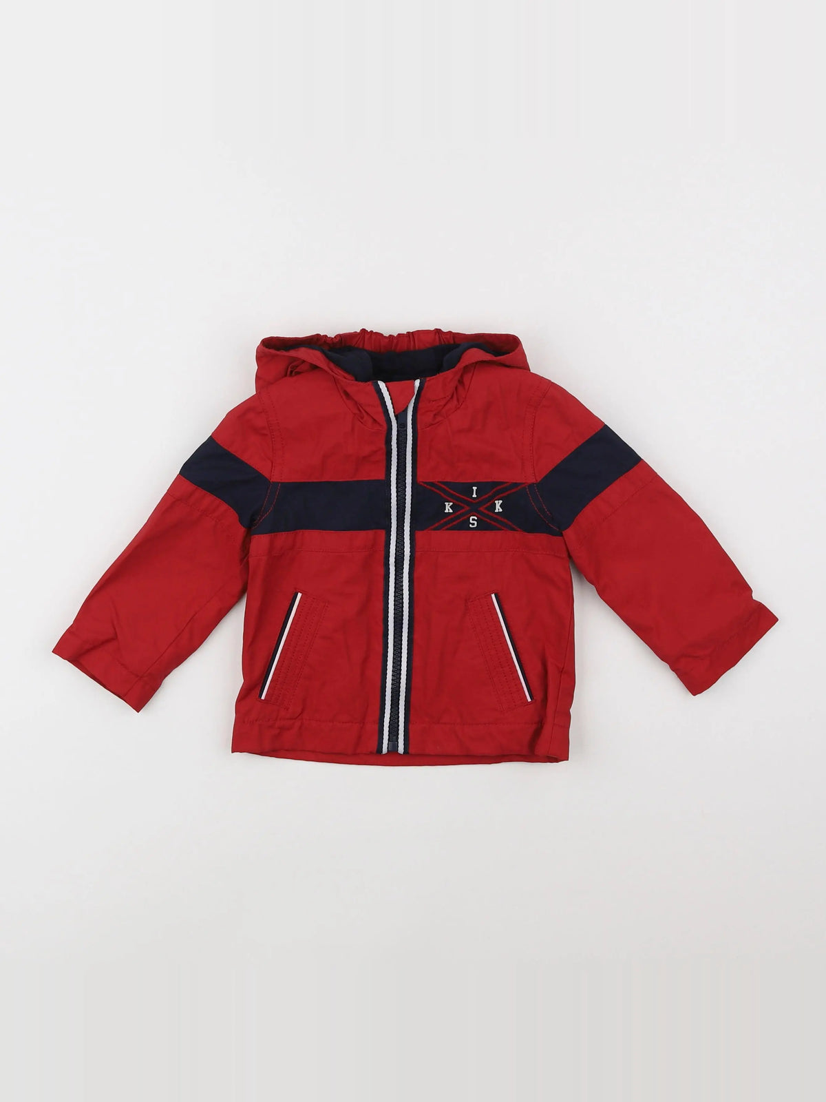 IKKS - veste imprimé au dos rouge - 12 mois