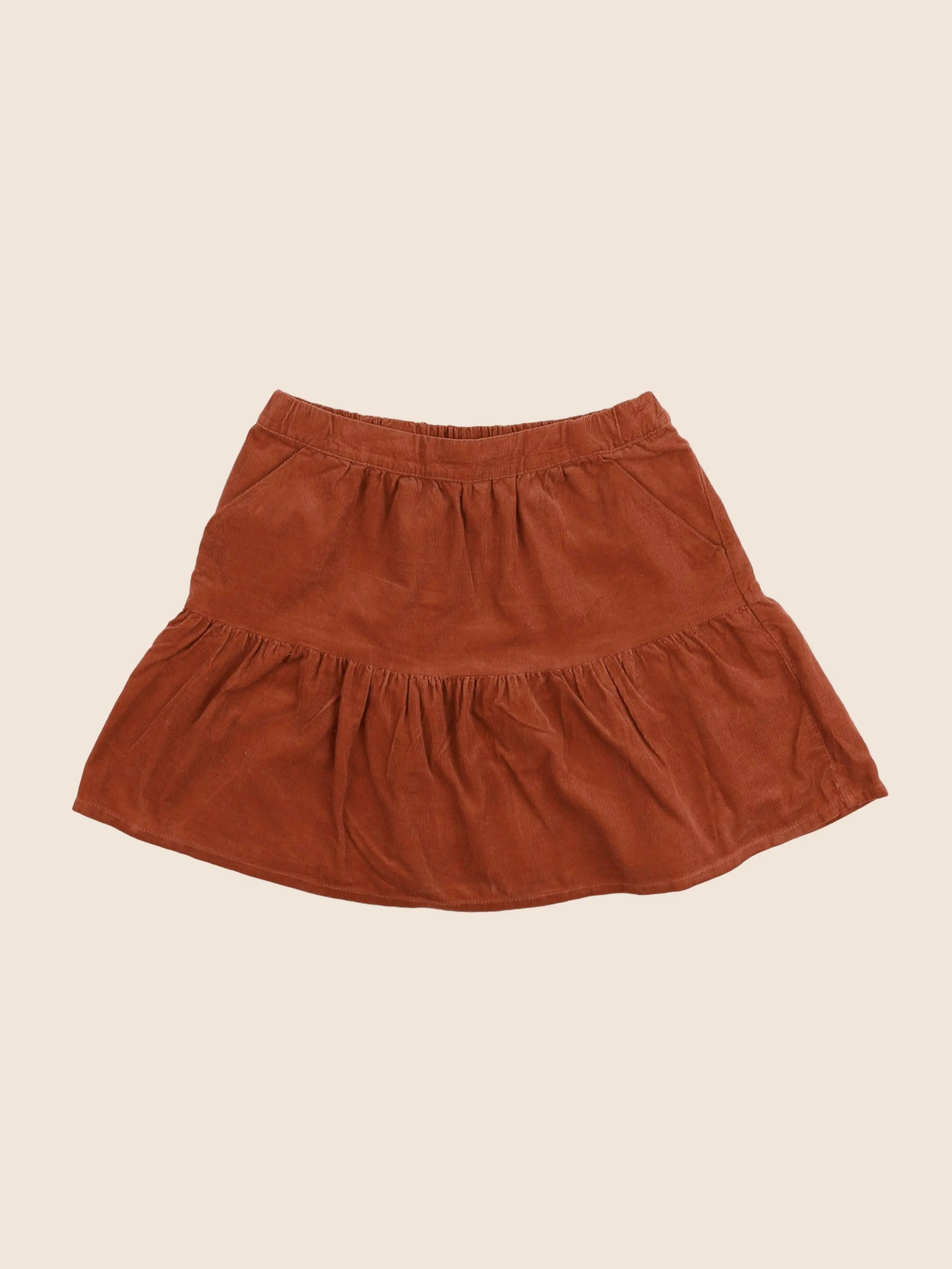 Vertbaudet - jupe marron - 12 ans