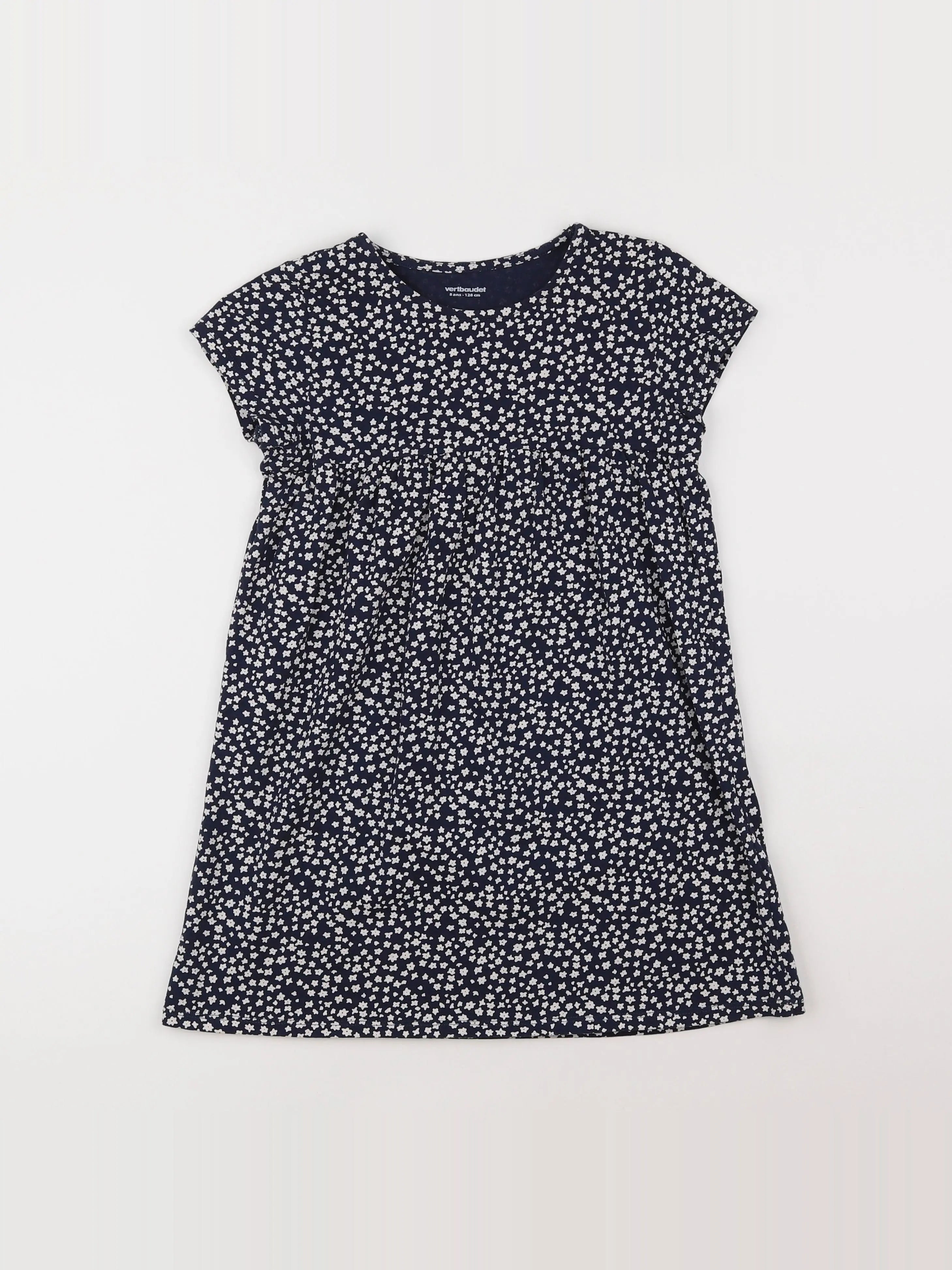 Vertbaudet - robe bleu - 8 ans