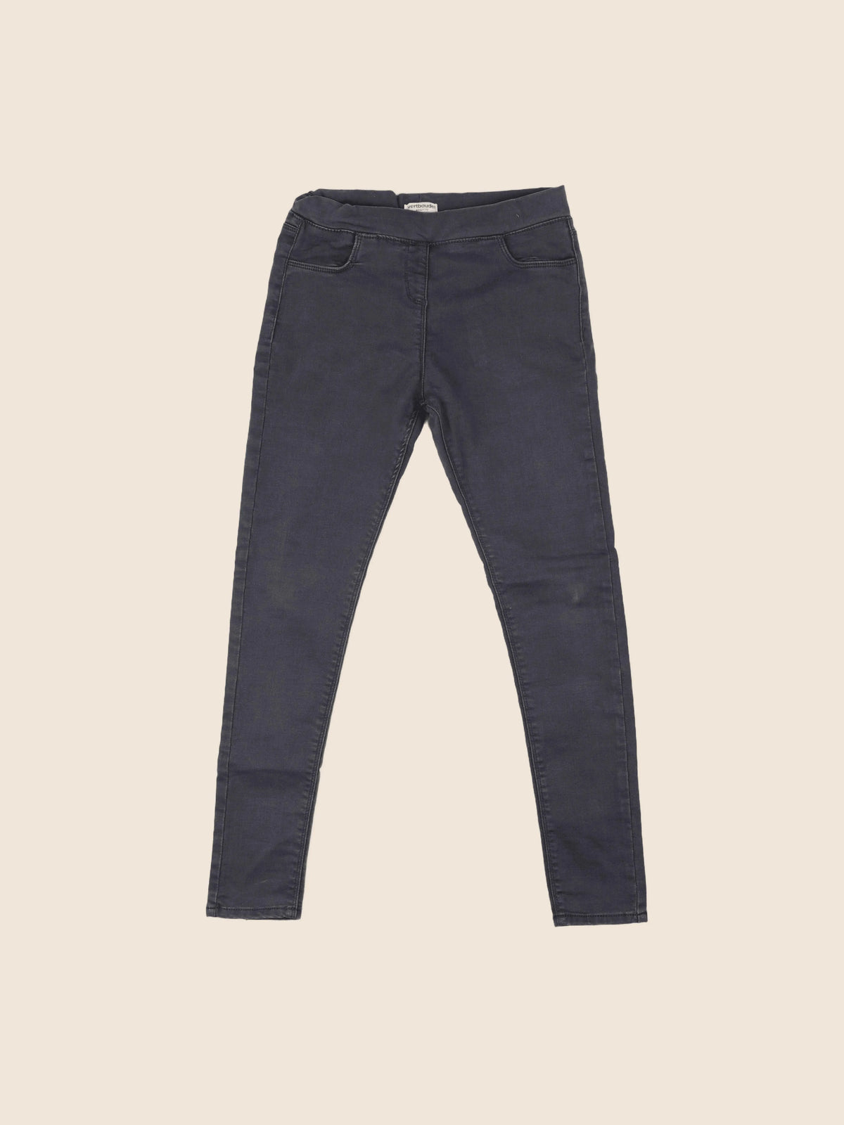 Vertbaudet - jegging gris - 12 ans