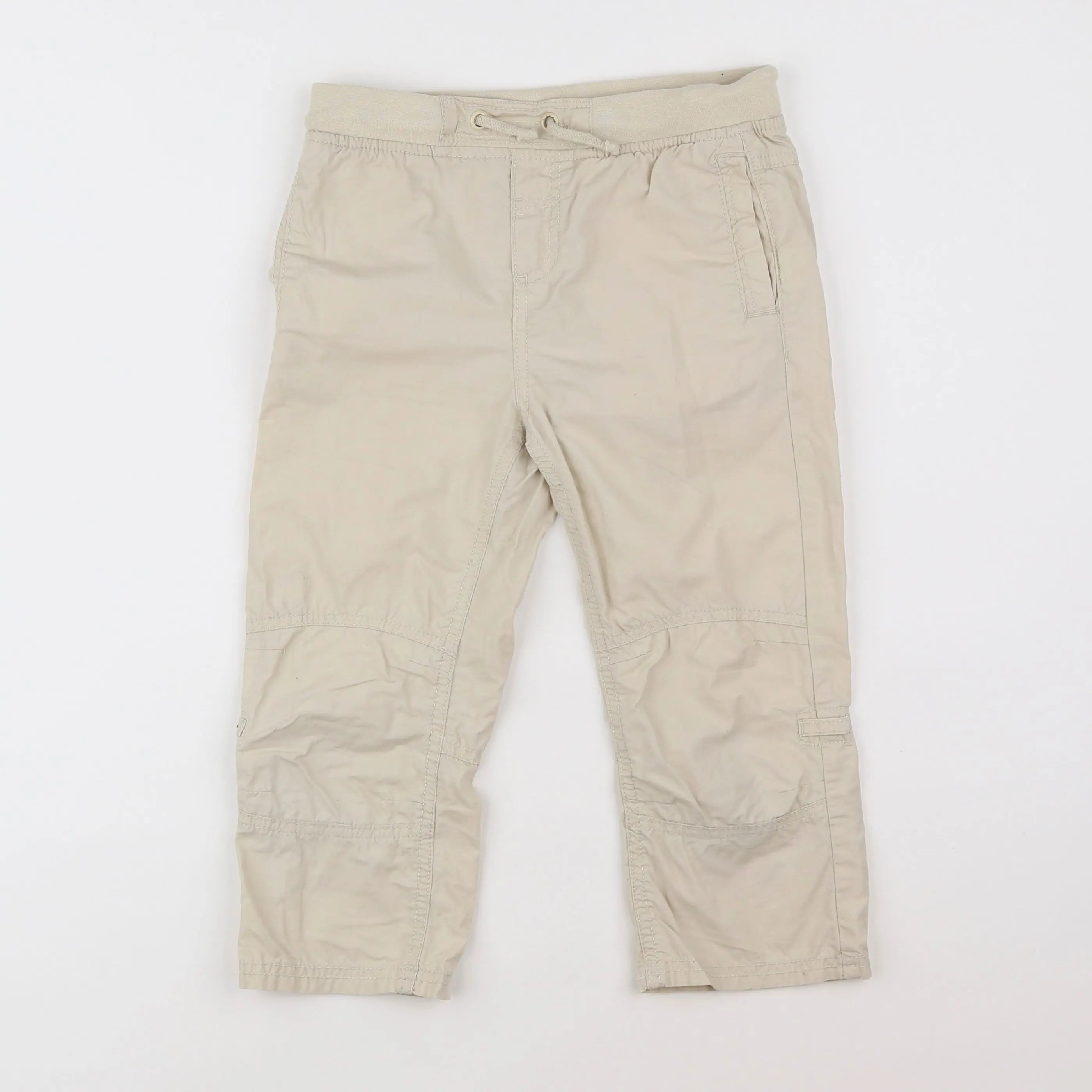 Vertbaudet - pantacourt beige - 8 ans