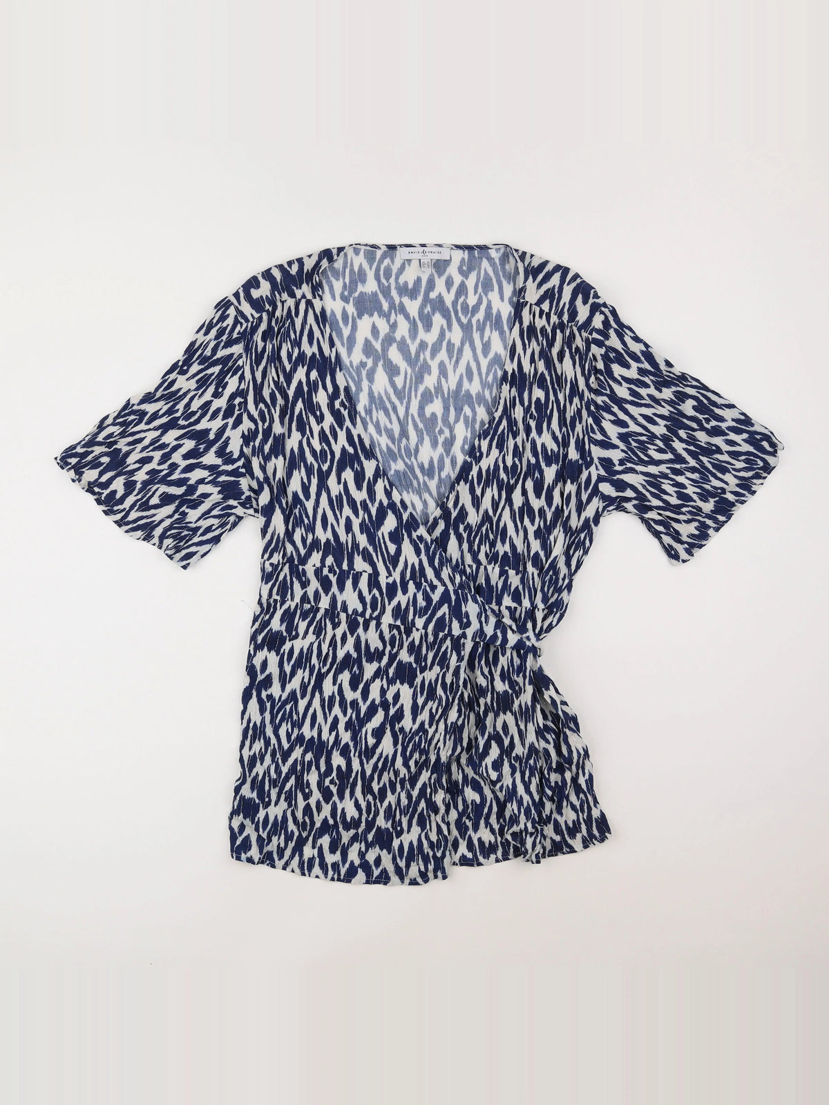 Envie de fraise - blouse grossesse bleu - 44
