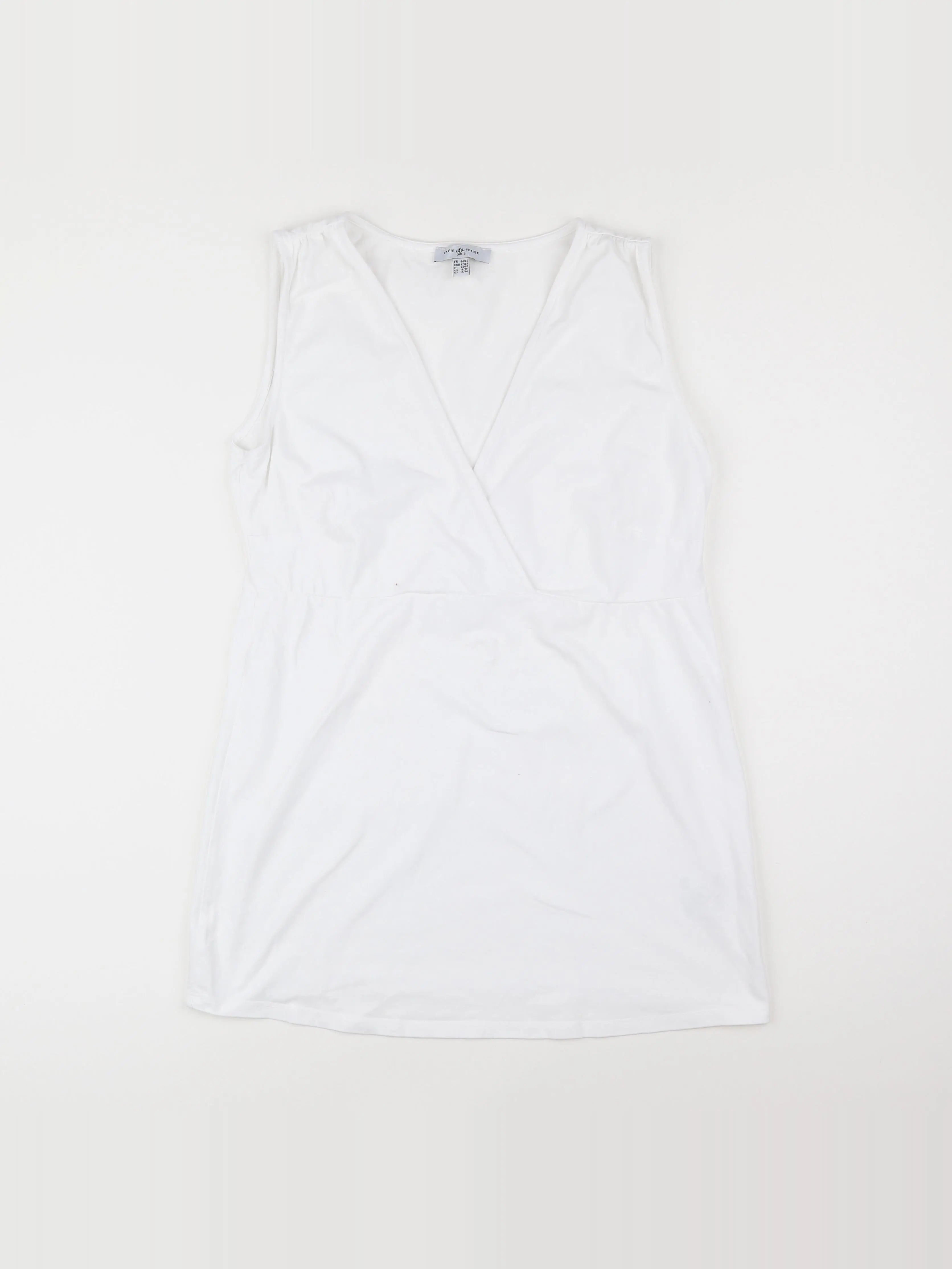 Envie de fraise - débardeur grossesse blanc - 44 à 46