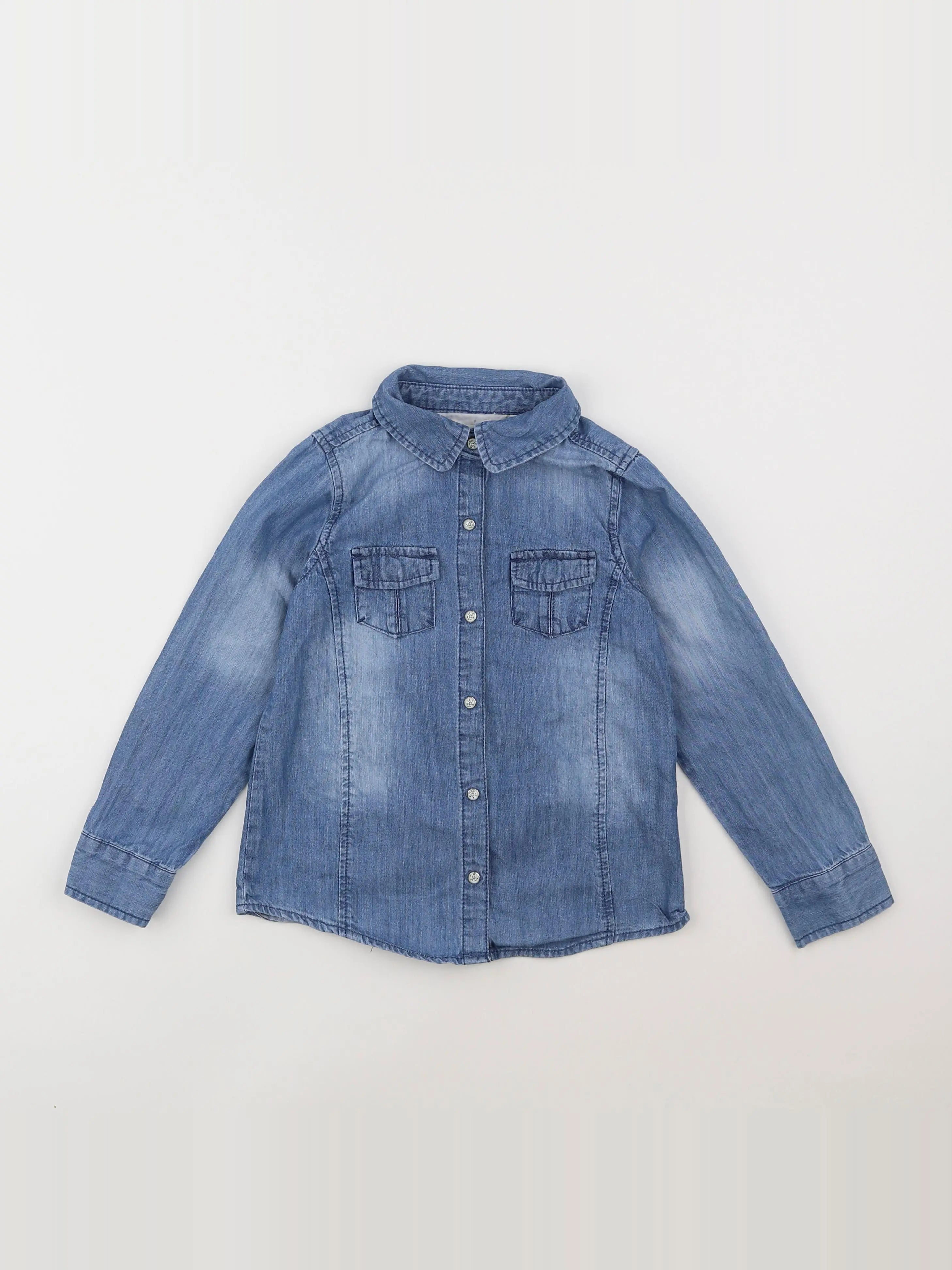 Vertbaudet - chemise bleu - 5 ans