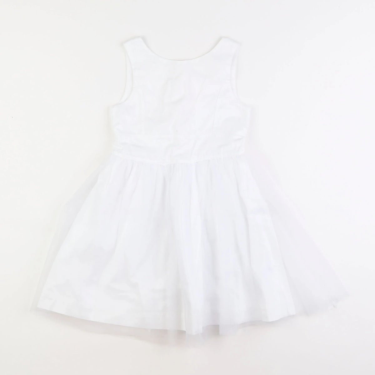 Vertbaudet - robe blanc - 7 ans