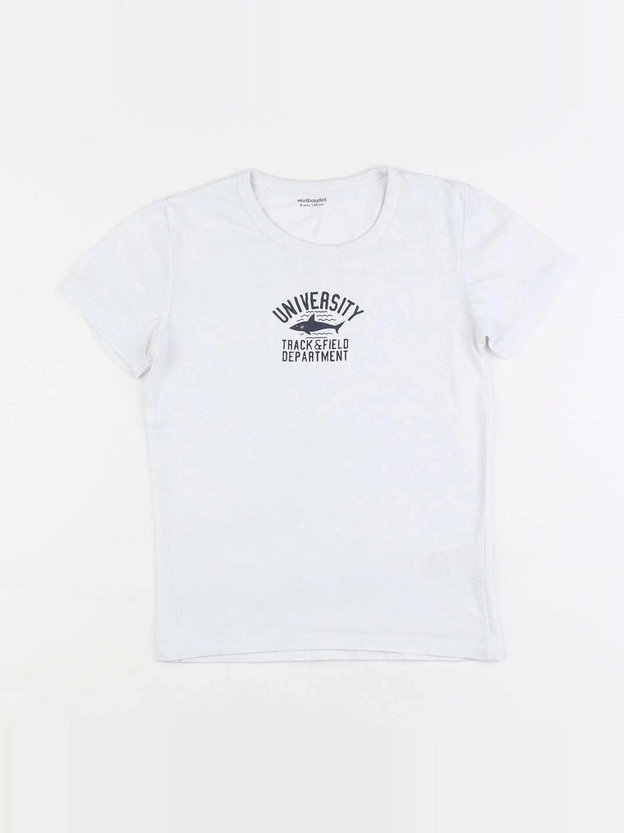 Vertbaudet - maillot de corps blanc - 8 ans