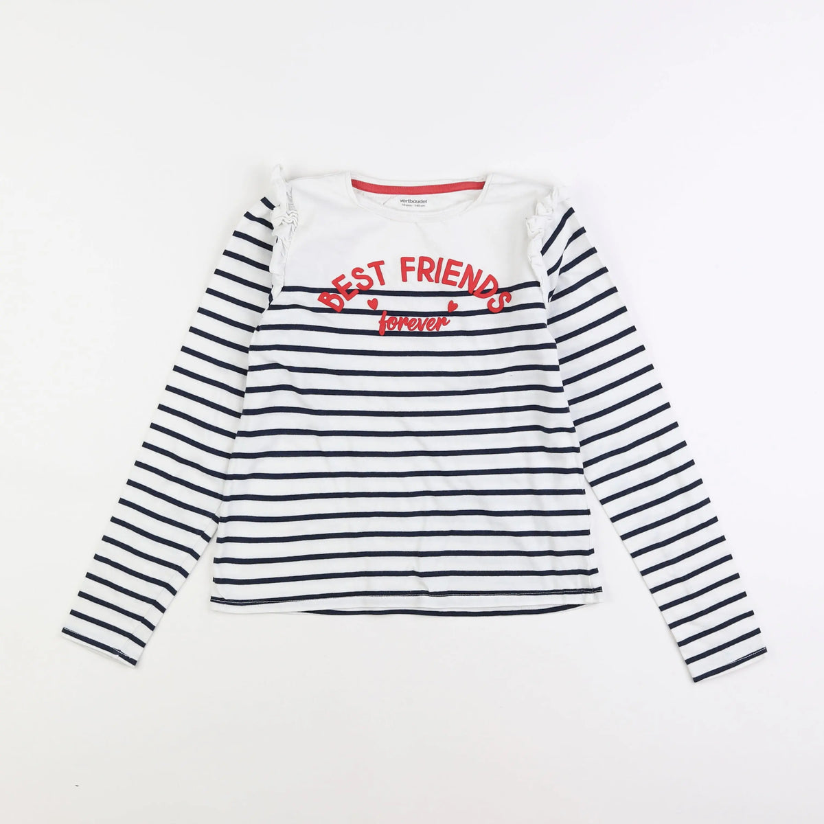 Vertbaudet - tee-shirt blanc - 10 ans