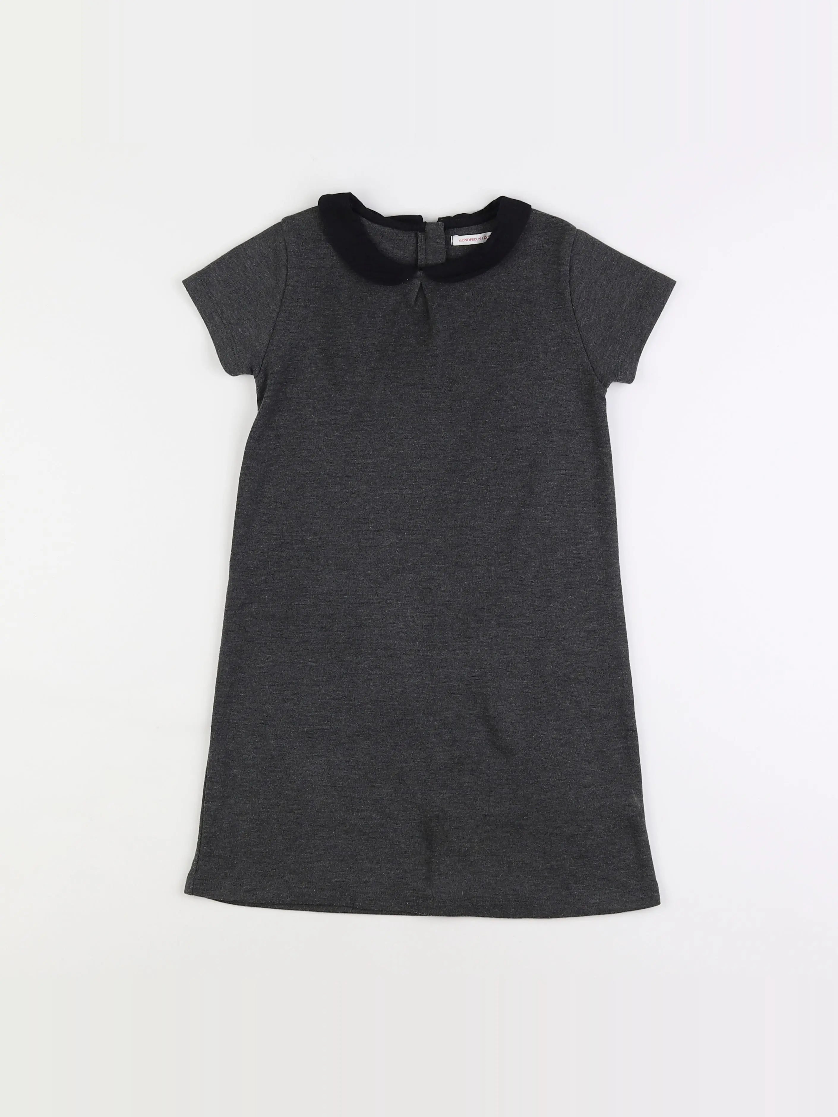 Monoprix - robe gris - 8 ans