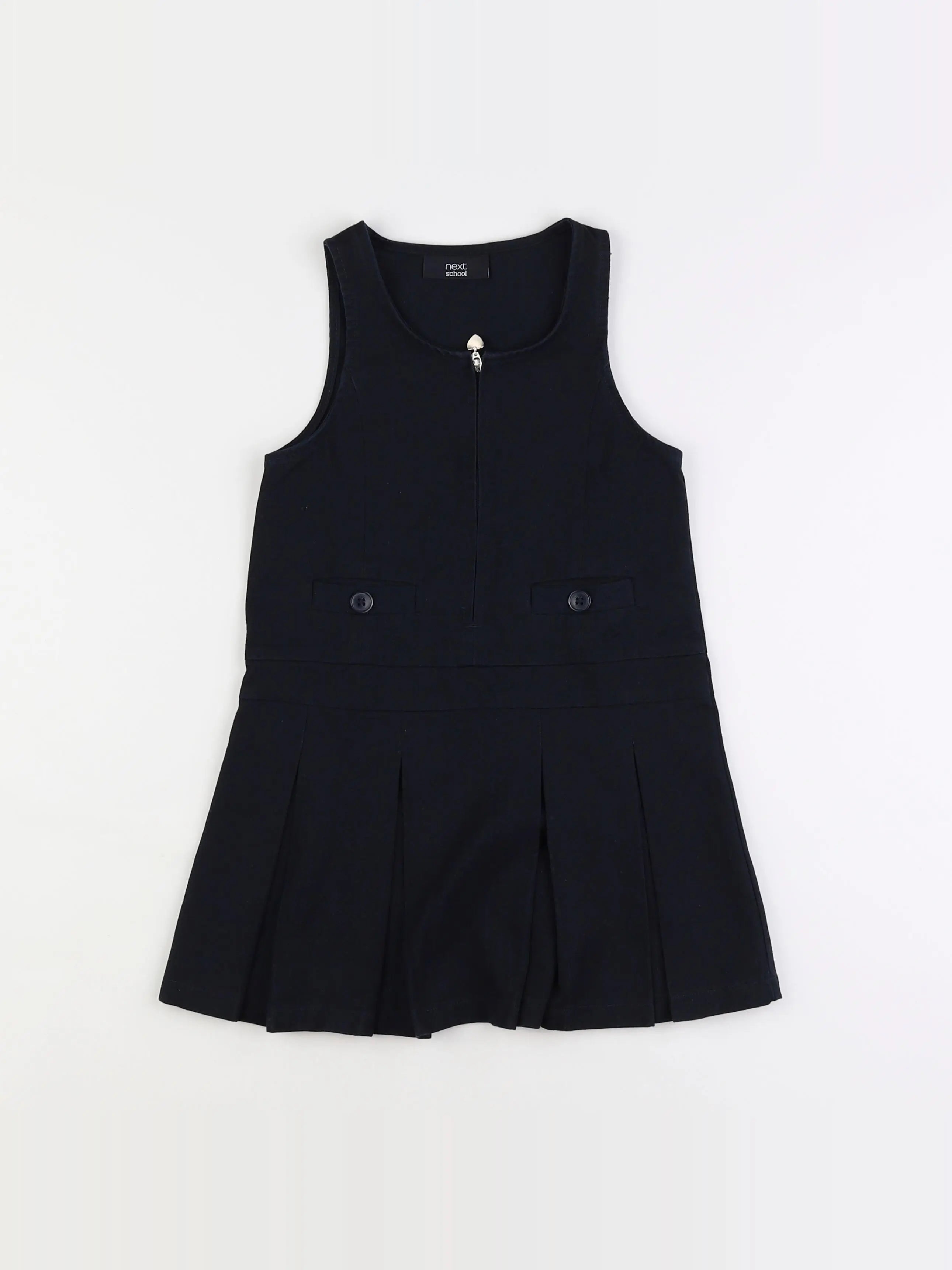 Next - robe bleu - 6/7 ans