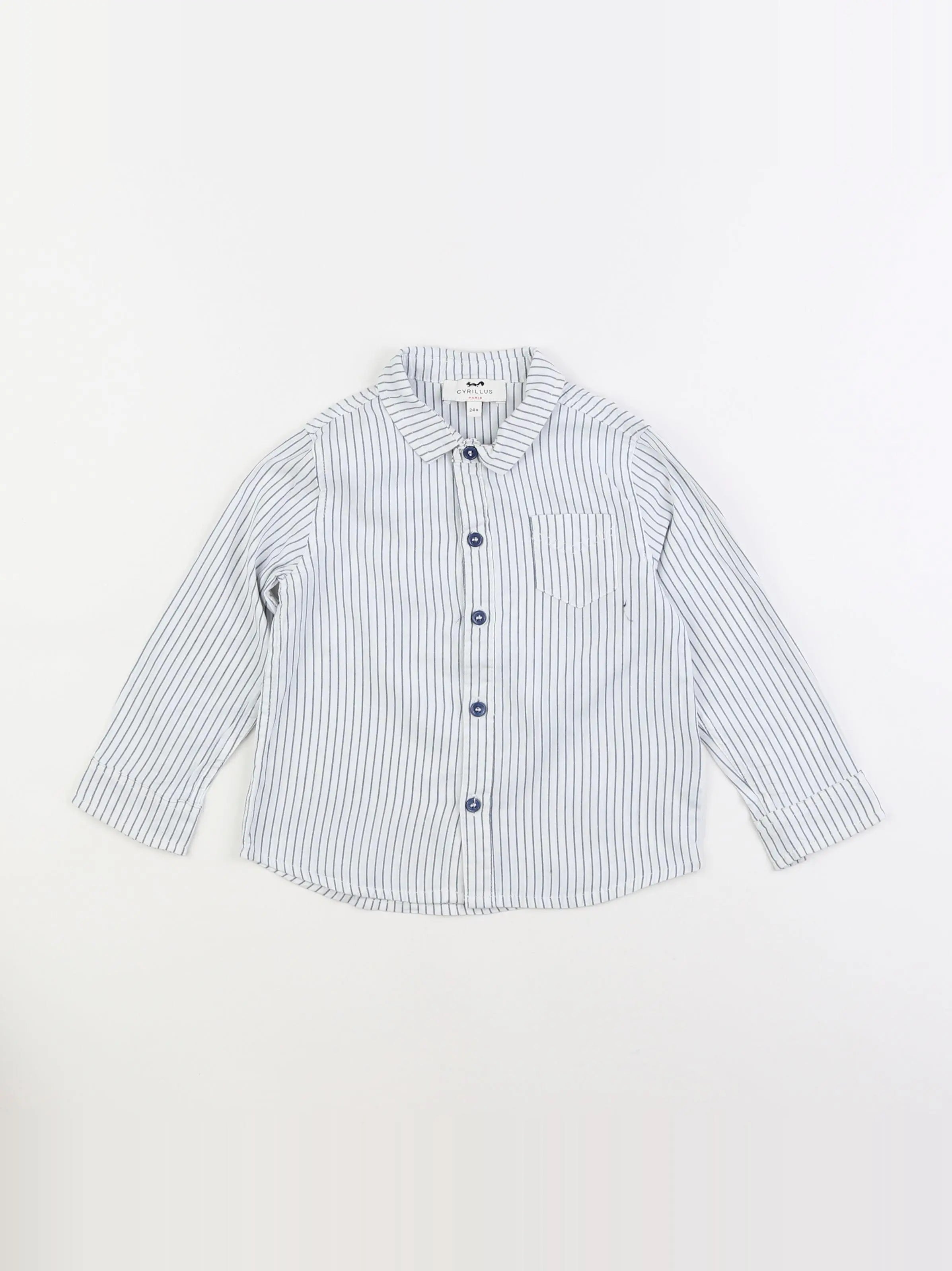 Cyrillus - chemise blanc - 2 ans