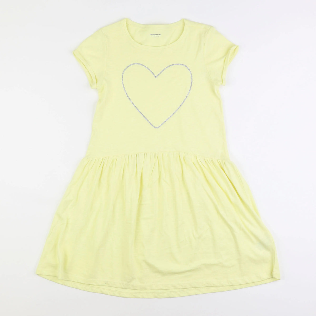 Vertbaudet - robe jaune - 10 ans