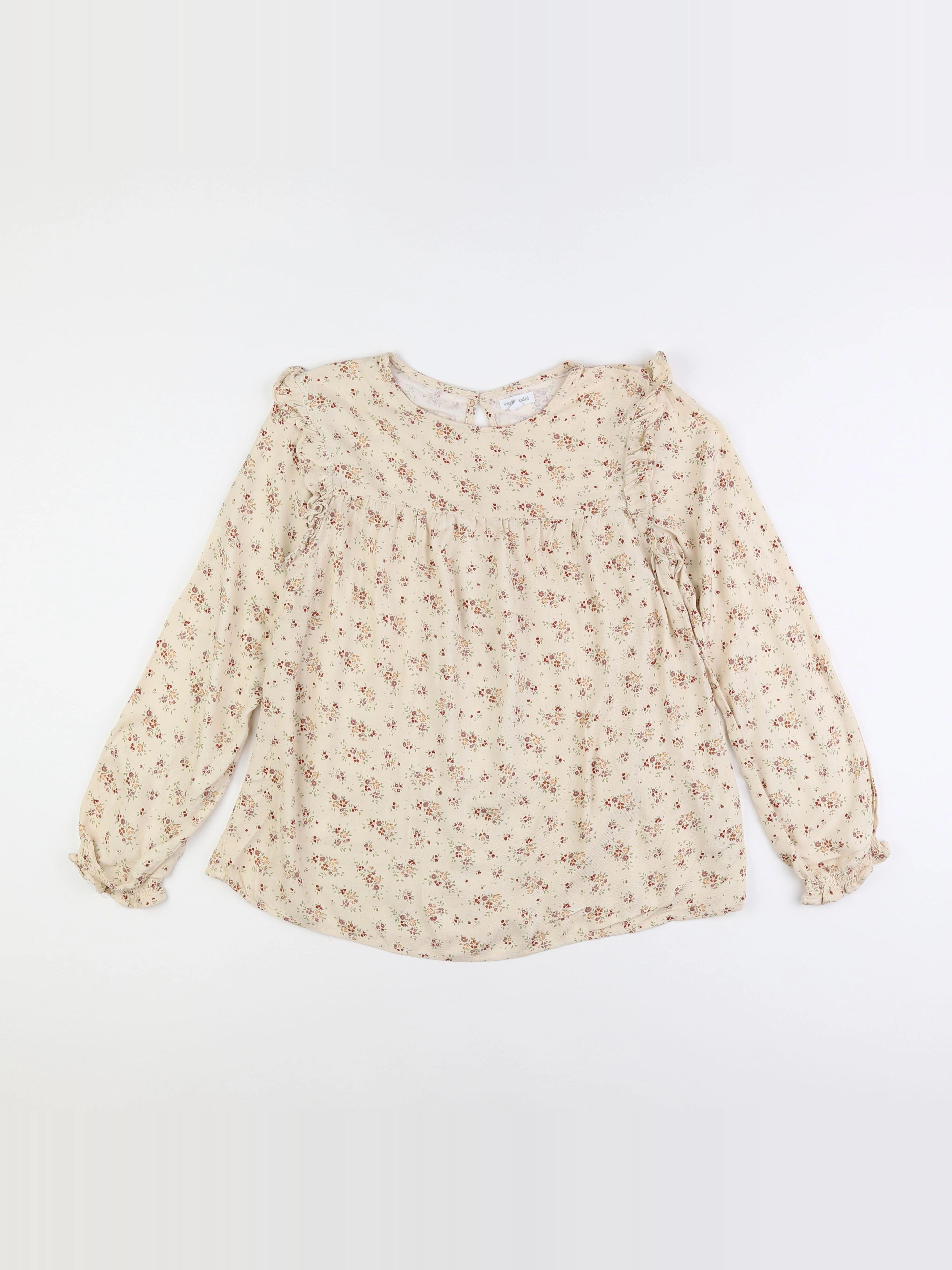 Vertbaudet - blouse beige - 14 ans