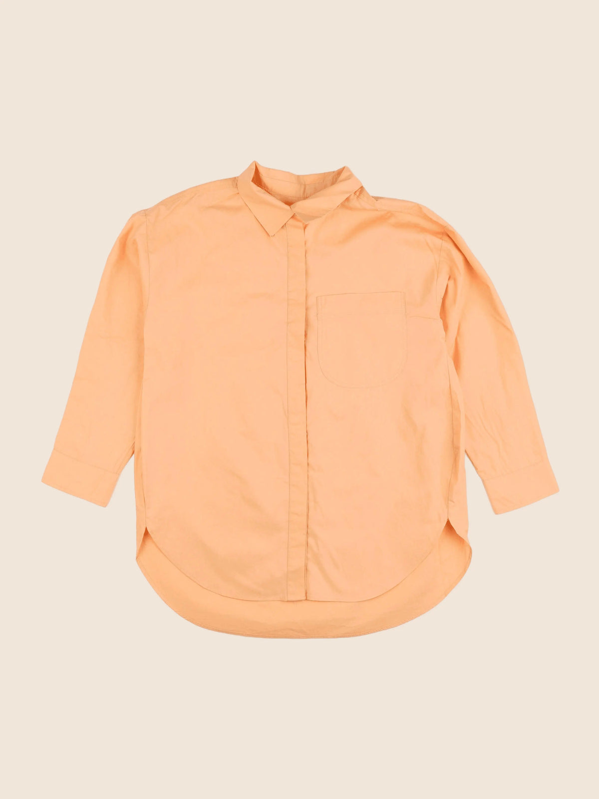Zara - chemise orange - 10 ans