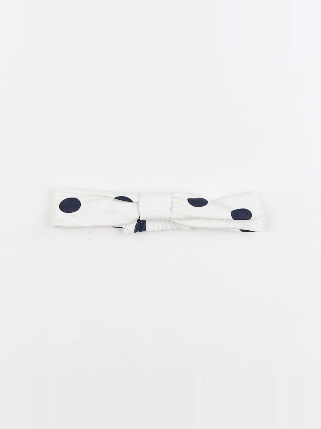 Vertbaudet - bandeau blanc, noir - 2 ans