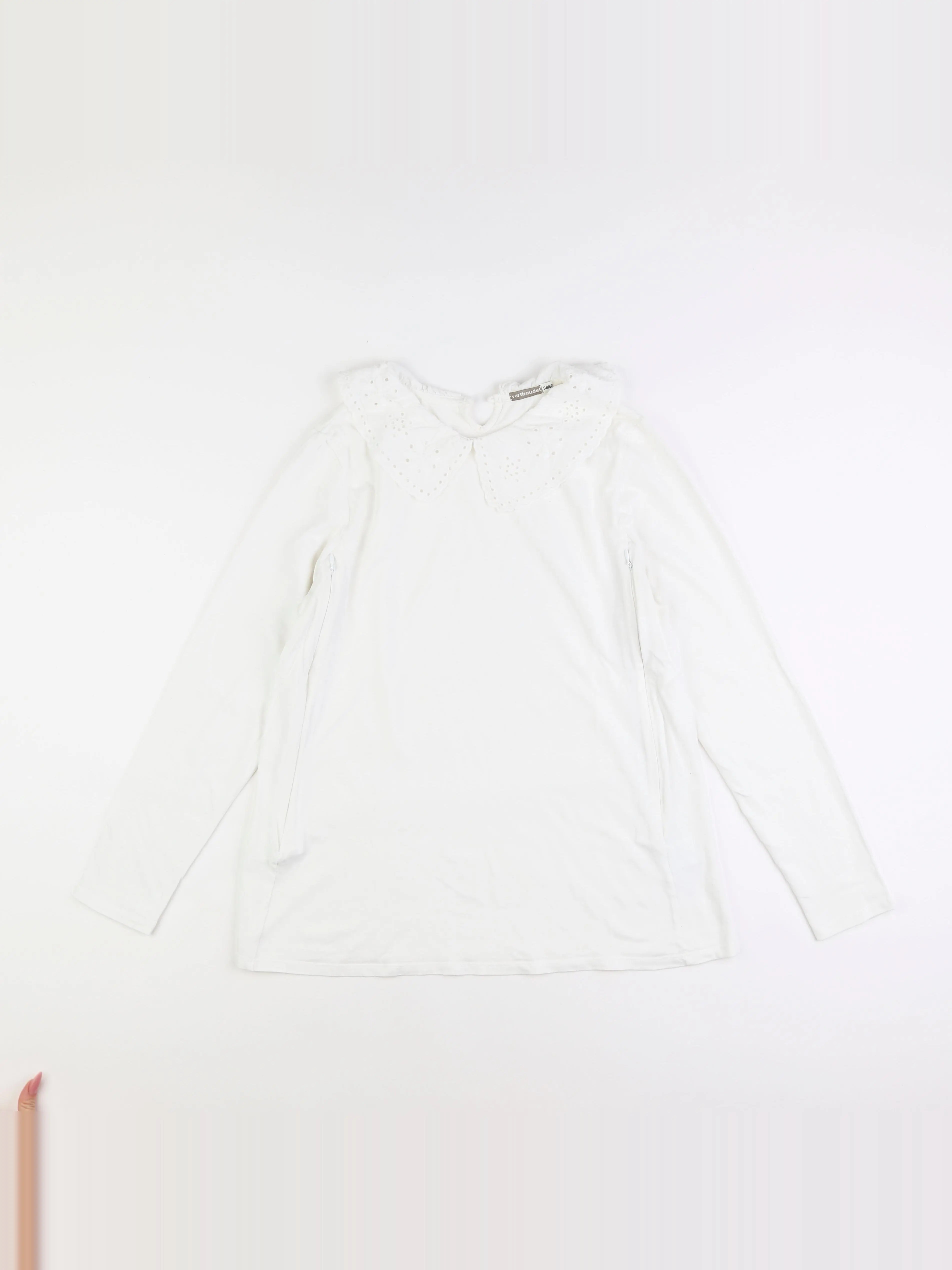 Vertbaudet - tee-shirt grossesse blanc - 38 à 40